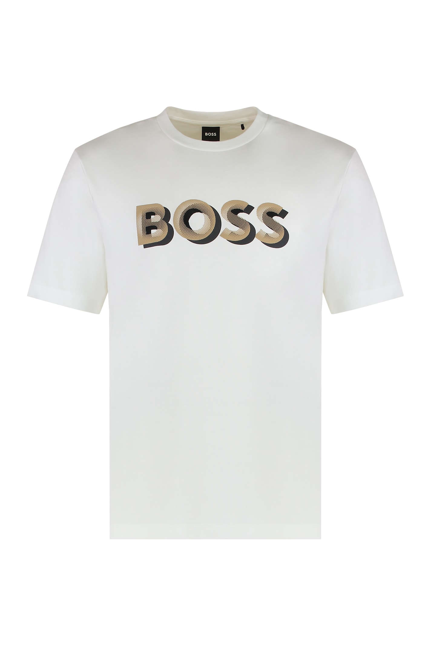 Hugo Boss Cotton Logo T-shirt For Everyday Wear In White
