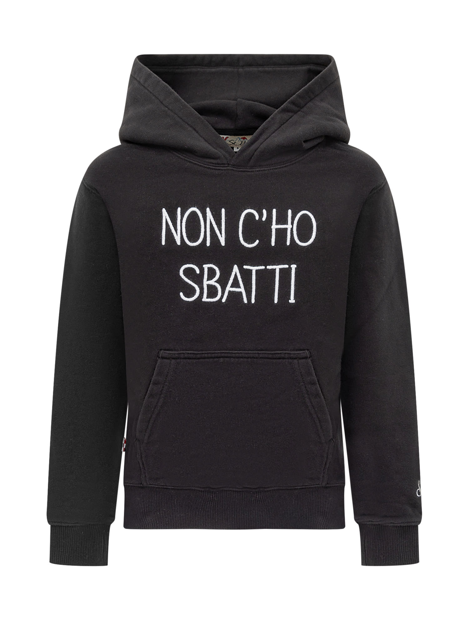 Shop Mc2 Saint Barth Hoodie In No Sbatti 00 Emb