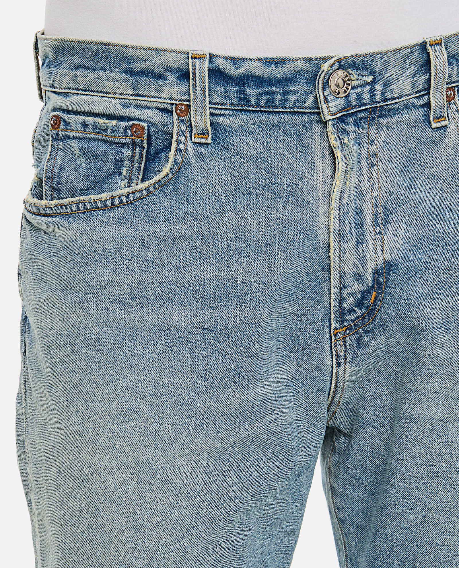 Agolde Curtis Mid-rise Tapered Jeans In Clear Blue