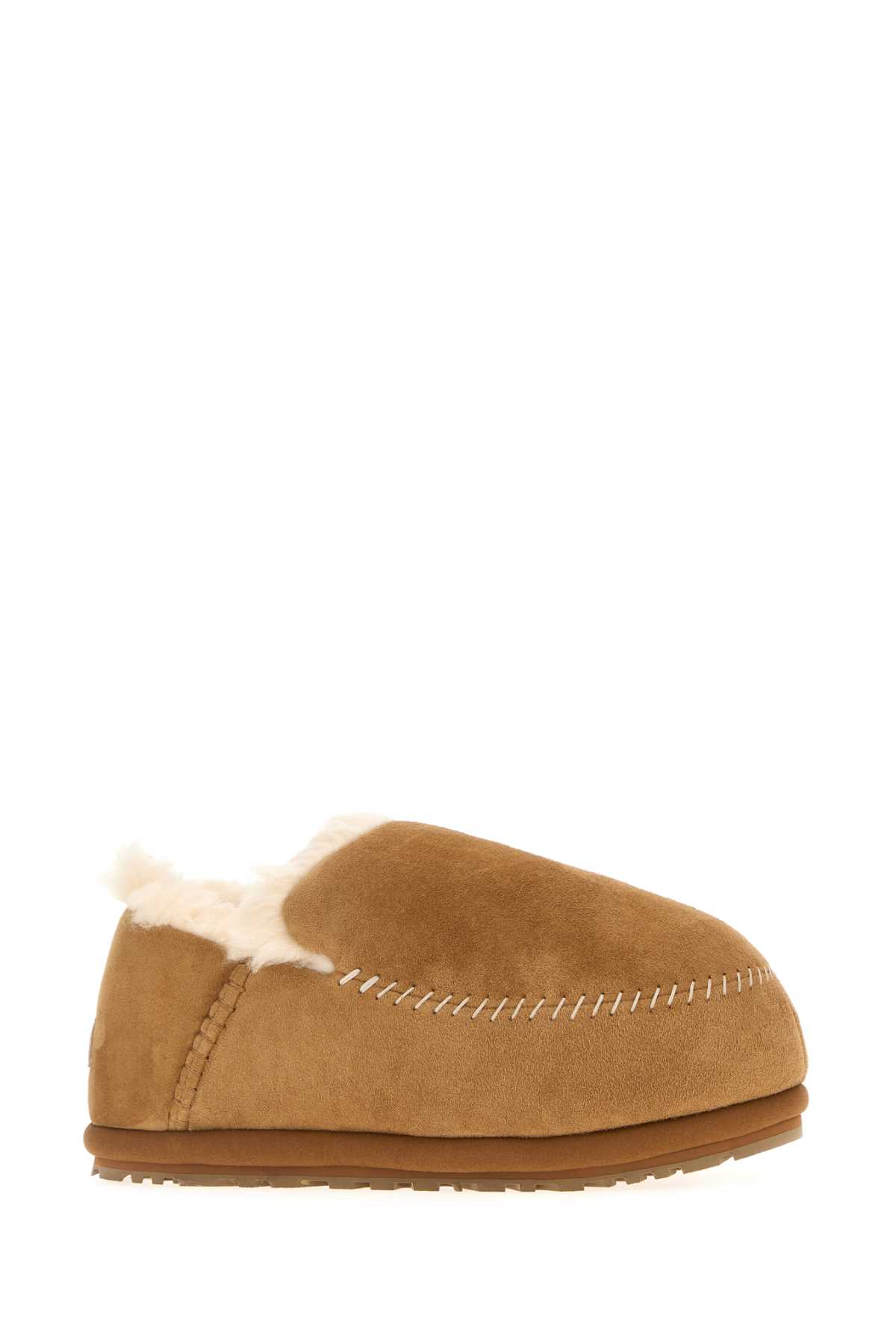 Ugg Camel Suede Anders Slip Ons In Brown