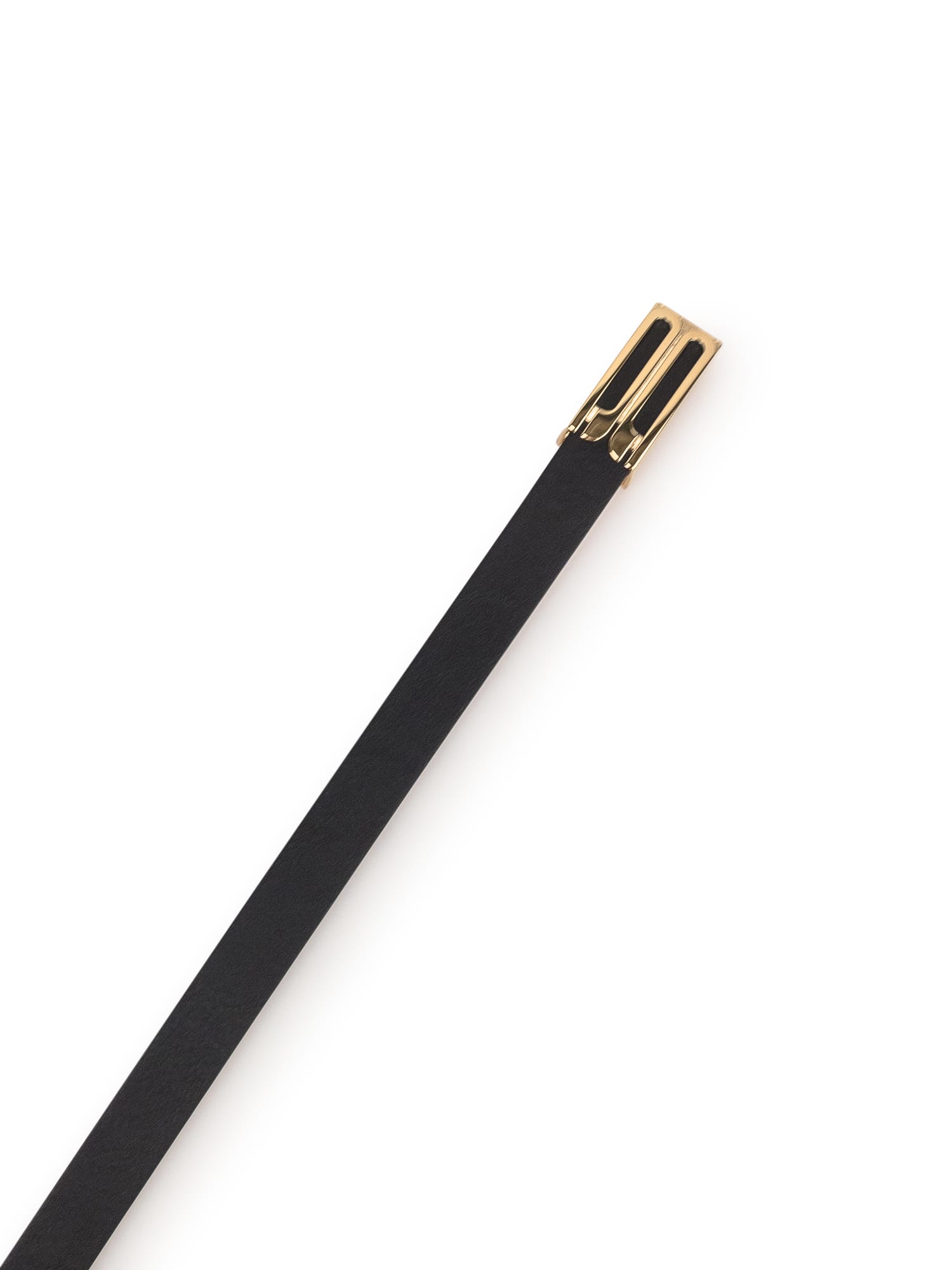 Shop Victoria Beckham Regular Frame Belt In Black