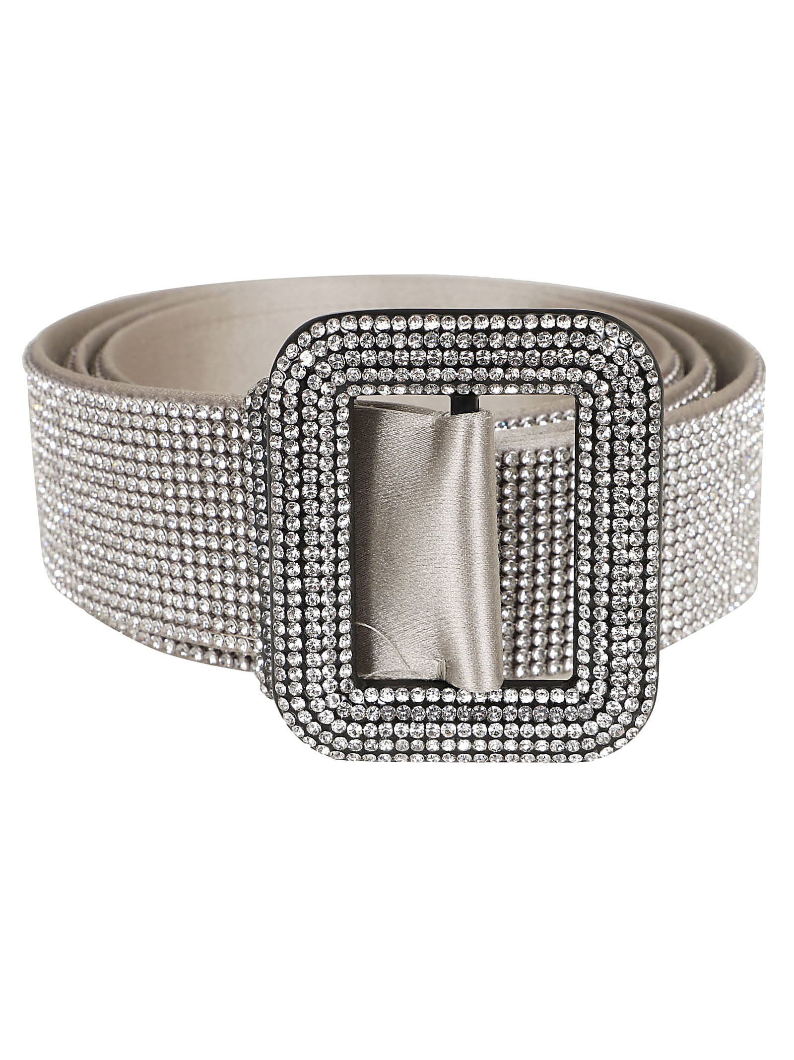 Shop Benedetta Bruzziches Venus Belt In Crystal On Silver