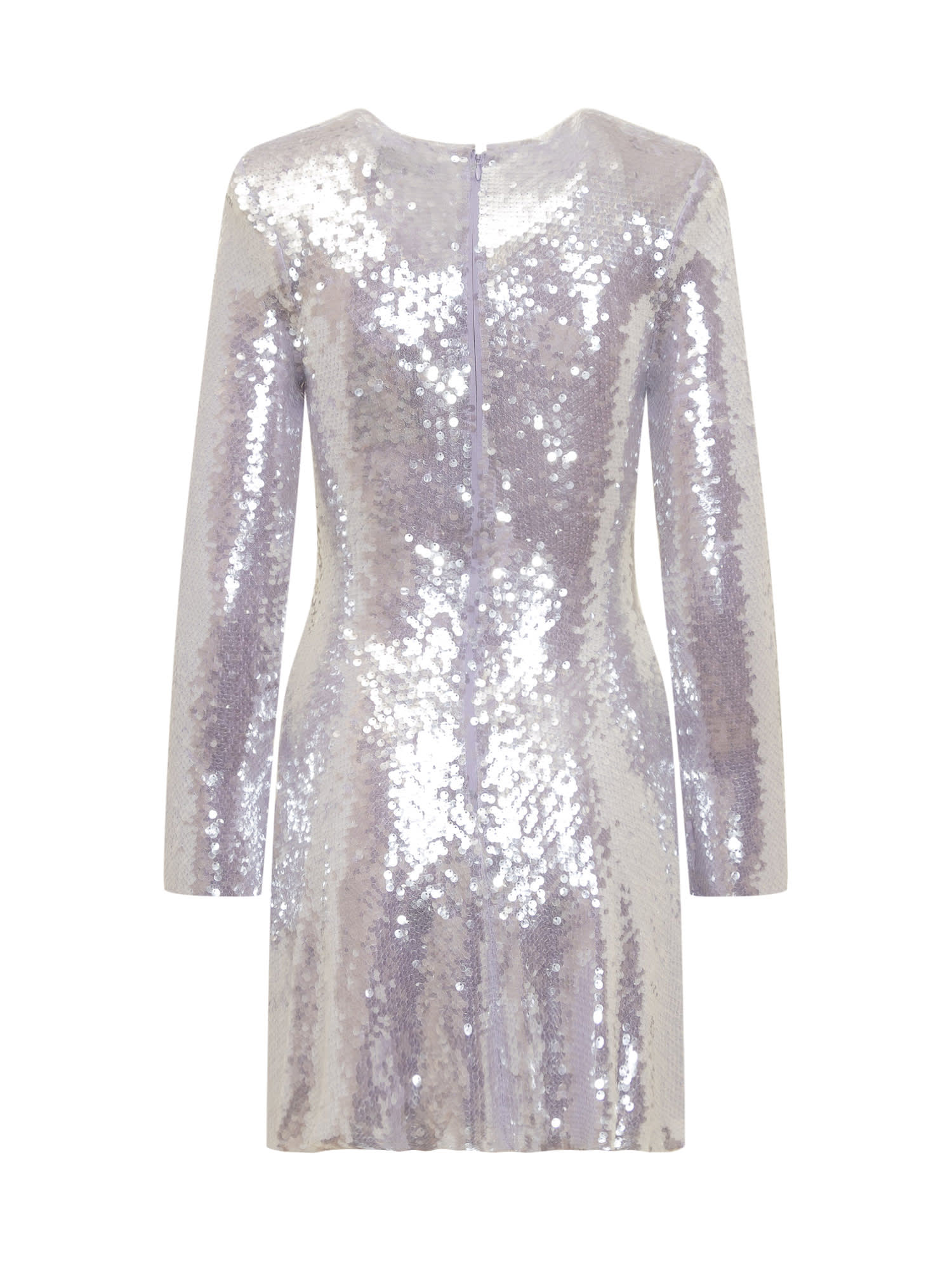 Self-portrait Lilac Sequin Mini Dress In Purple | ModeSens