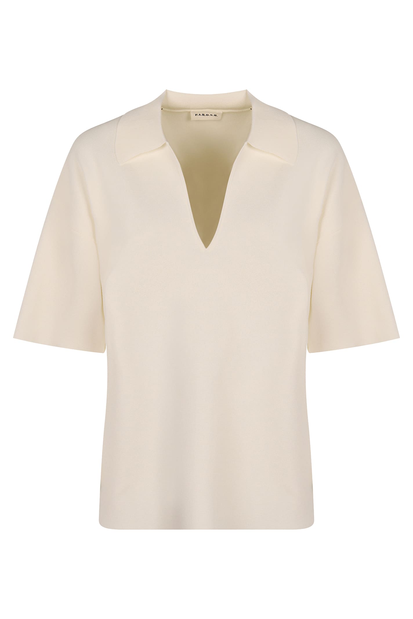 P.a.r.o.s.h Parosh Knit Blouse In Panna