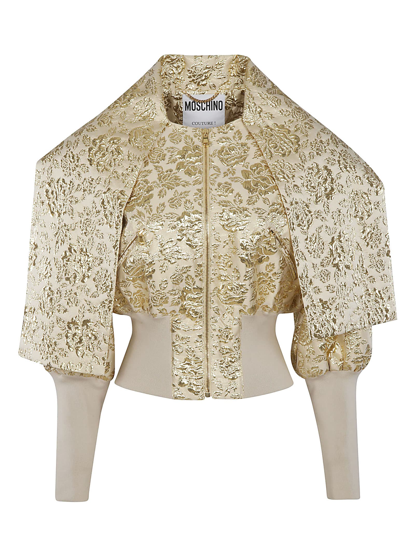 Moschino Floral Embroidered Zip Top