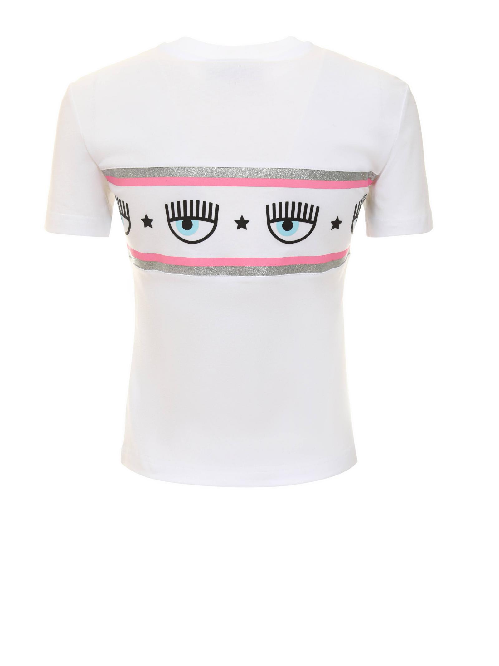 CHIARA FERRAGNI CHIARA FERRAGNI T-SHIRTS AND POLOS WHITE 