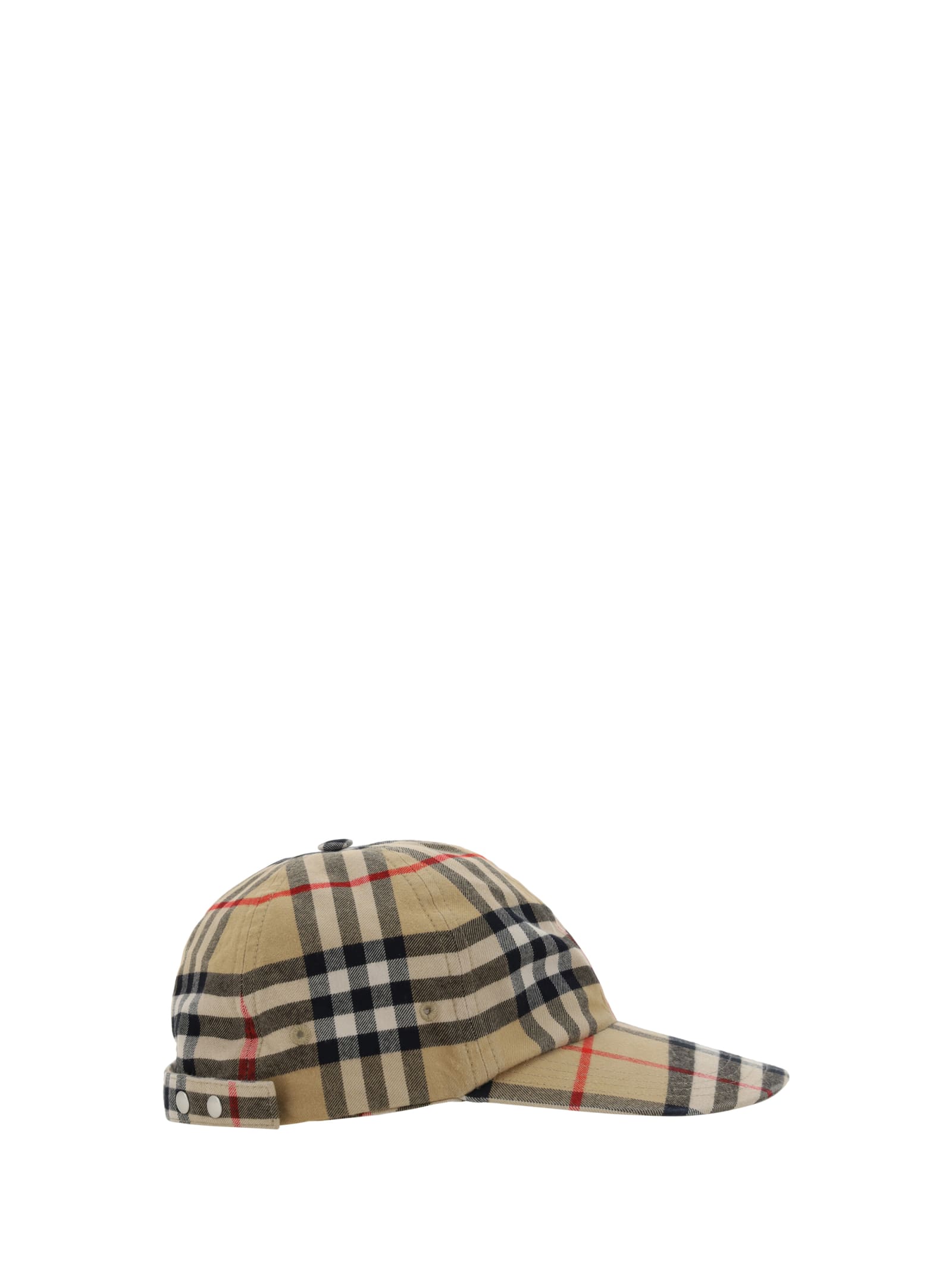 Shop Burberry Baseball Hat In Archive Beige