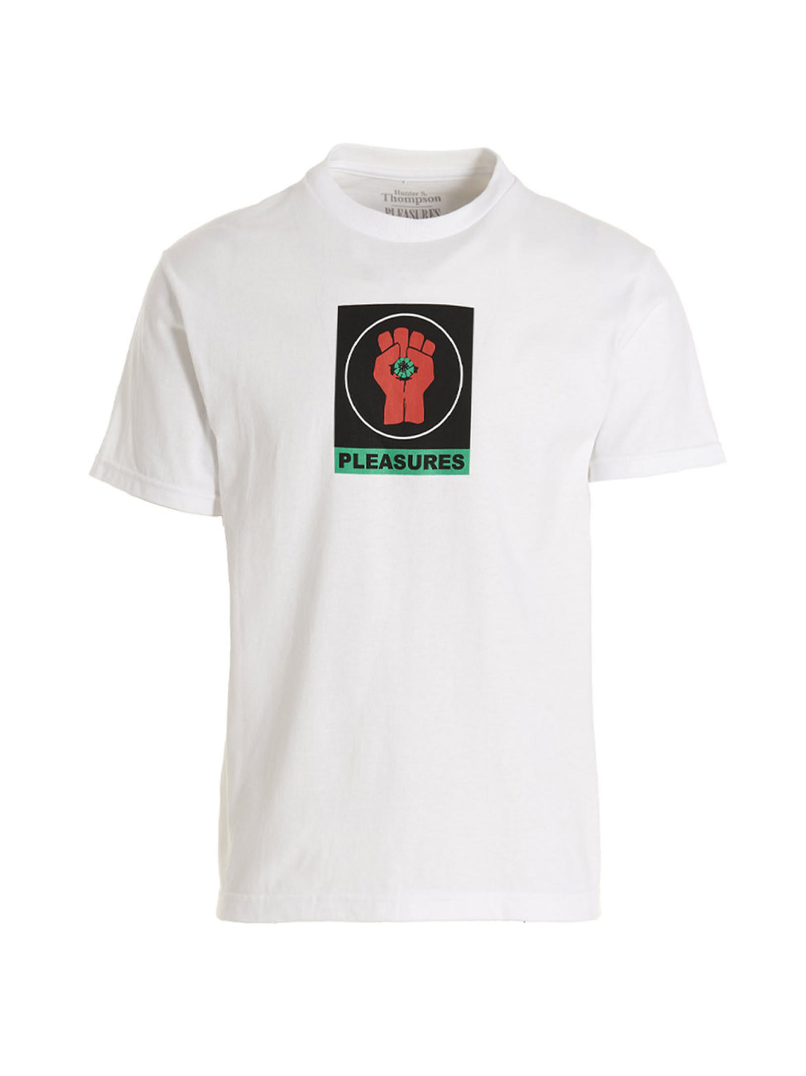 Pleasures Badge T-shirt In White