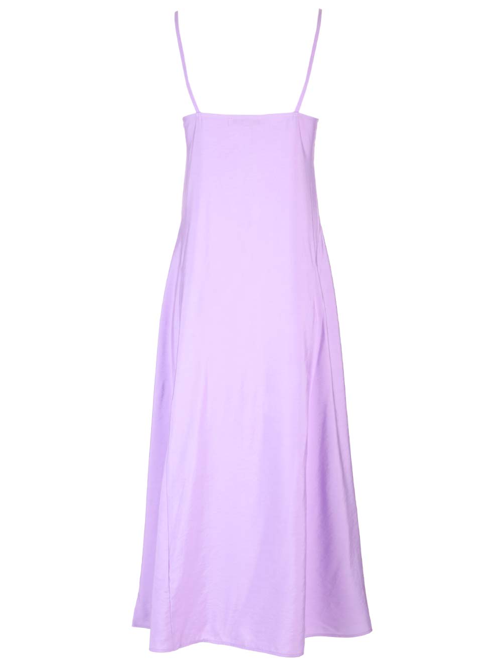 Shop Maison Kitsuné Lilac Maxi Dress In Violet