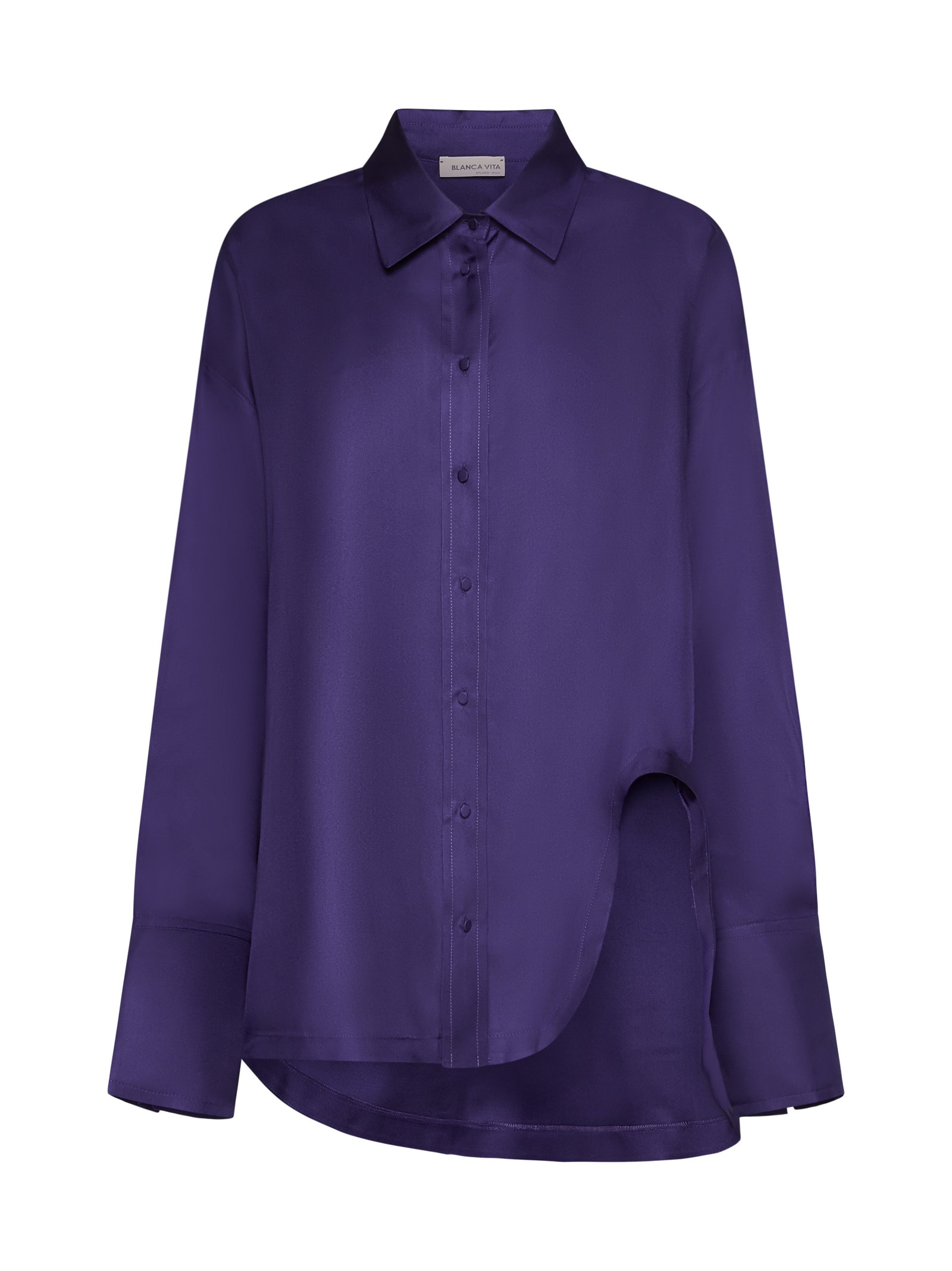 Shop Blanca Vita Shirt In Purple