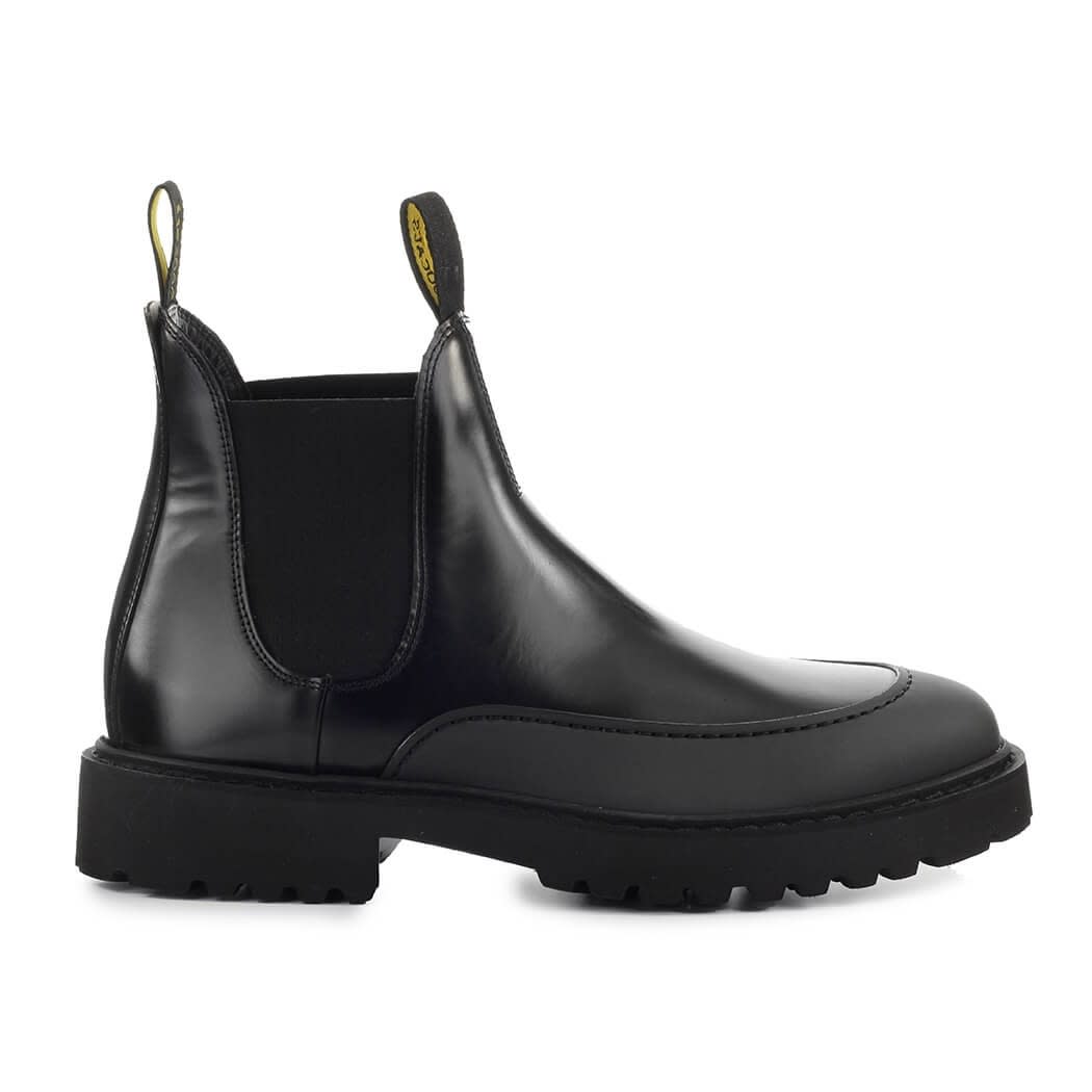 Doucal's Doucals Black Leather Chelsea Boot