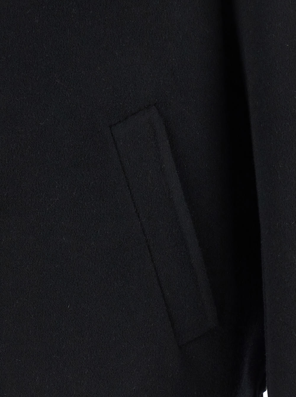 Gucci Black Jacket With Classic Collar And Front Zip Closure In Wool Man In Gray