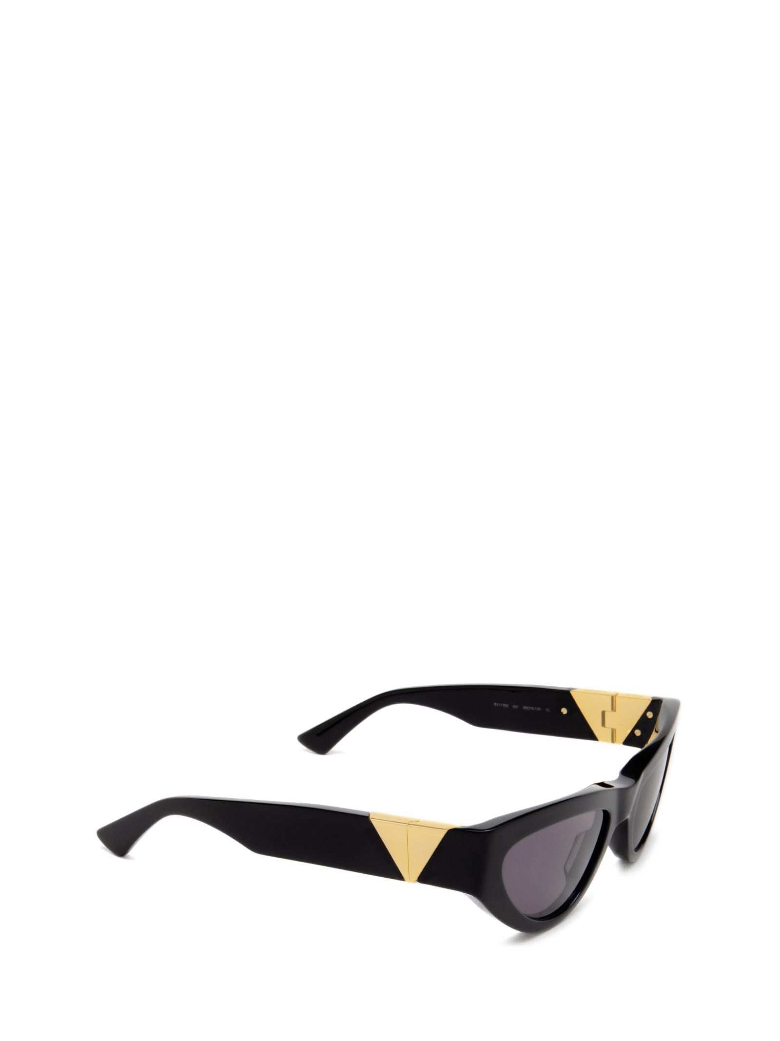 Shop Bottega Veneta Bv1176s Black Sunglasses