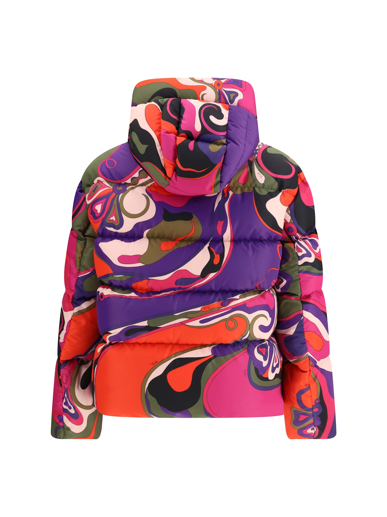 Pucci Multicolor Polyamide Shell Jacket In Multi