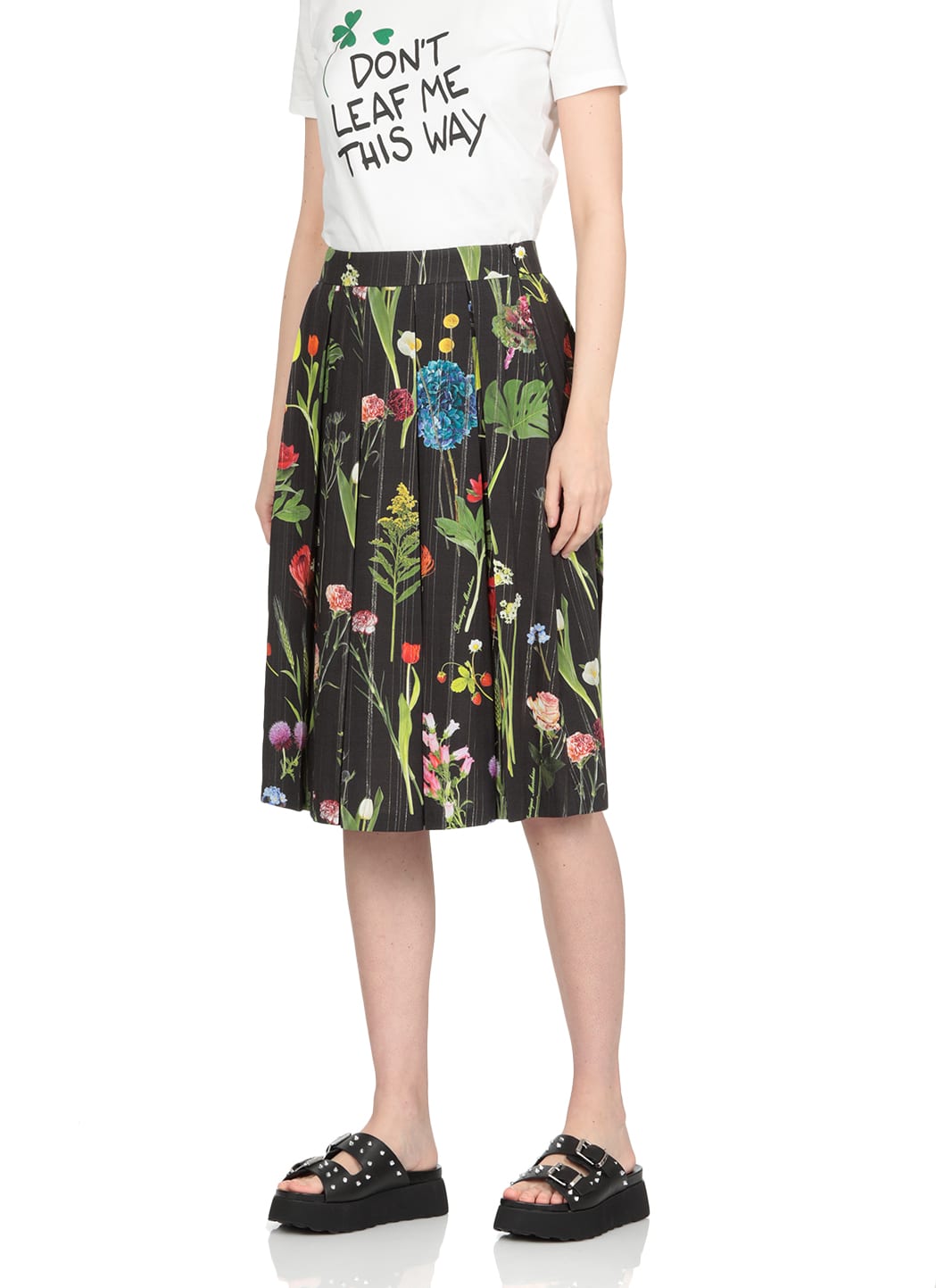 Boutique Moschino Pleated Skirt