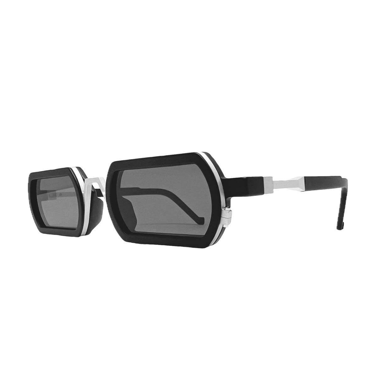 Vava Eyewear Wl0072 White Label Black Sunglasses In Black