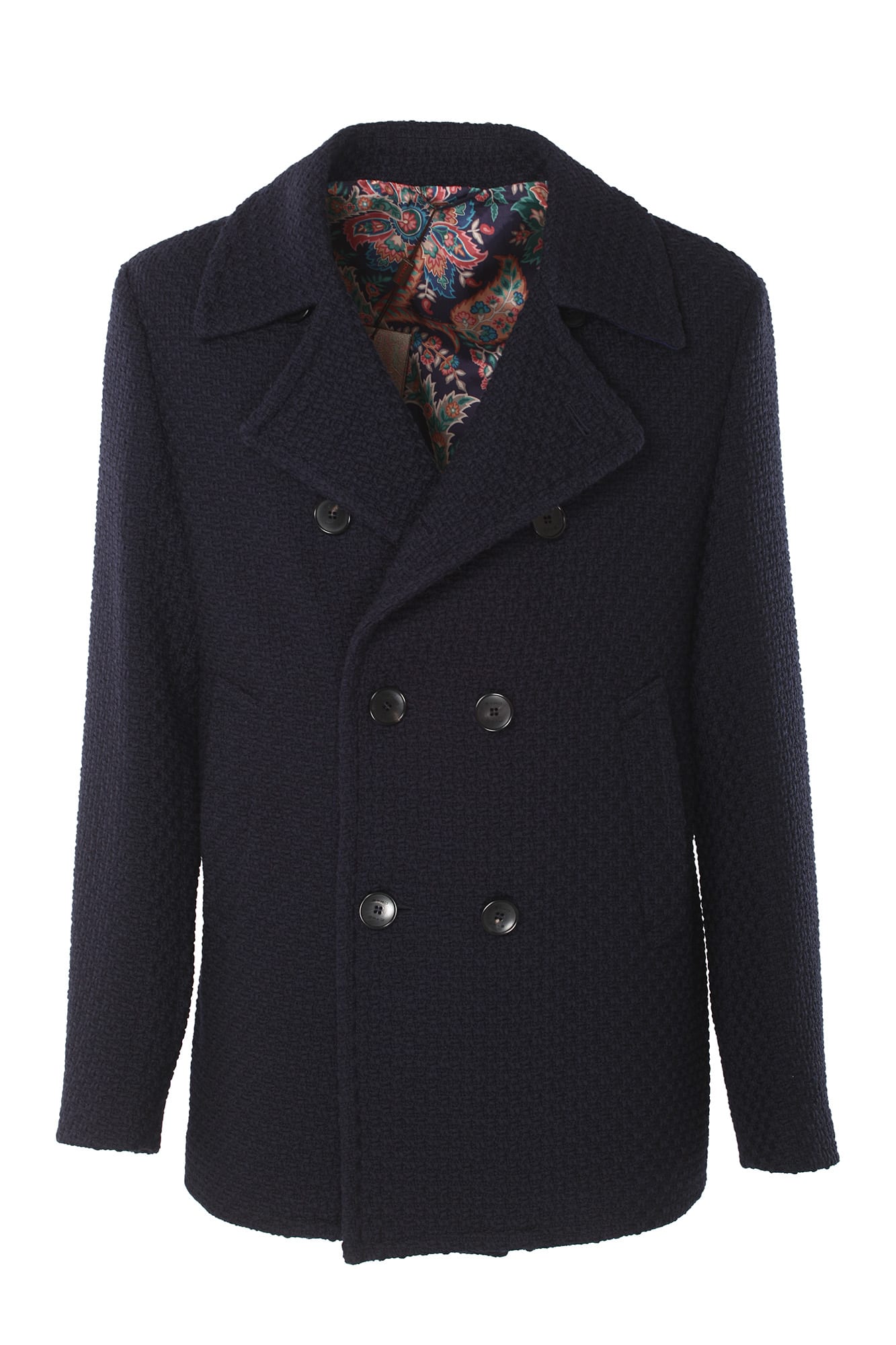 Shop Etro Coats Blue