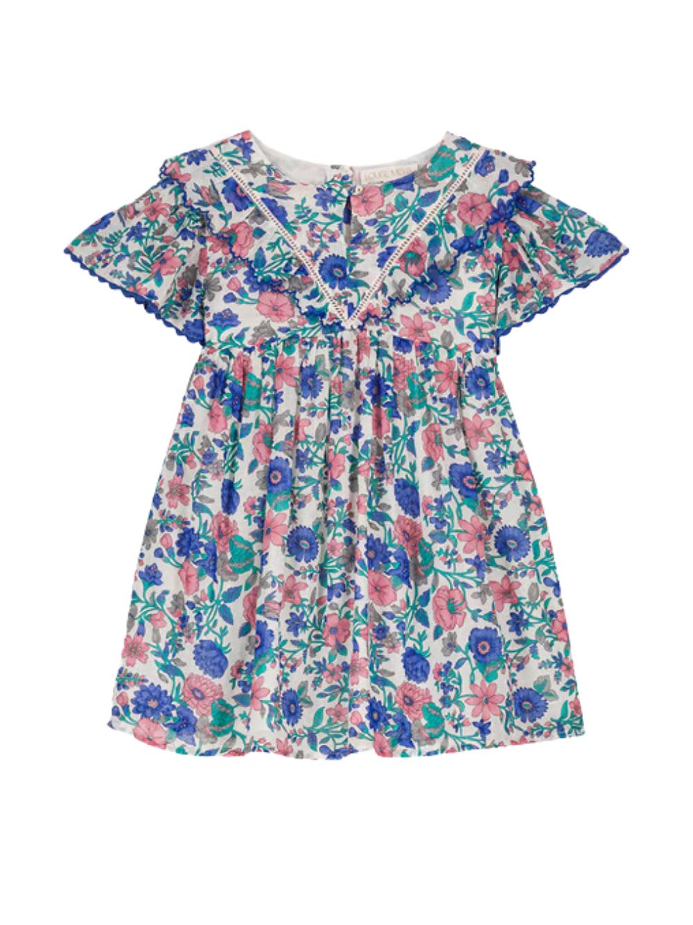 Shop Louise Misha Siloe Dress In Blue Summer Meadow