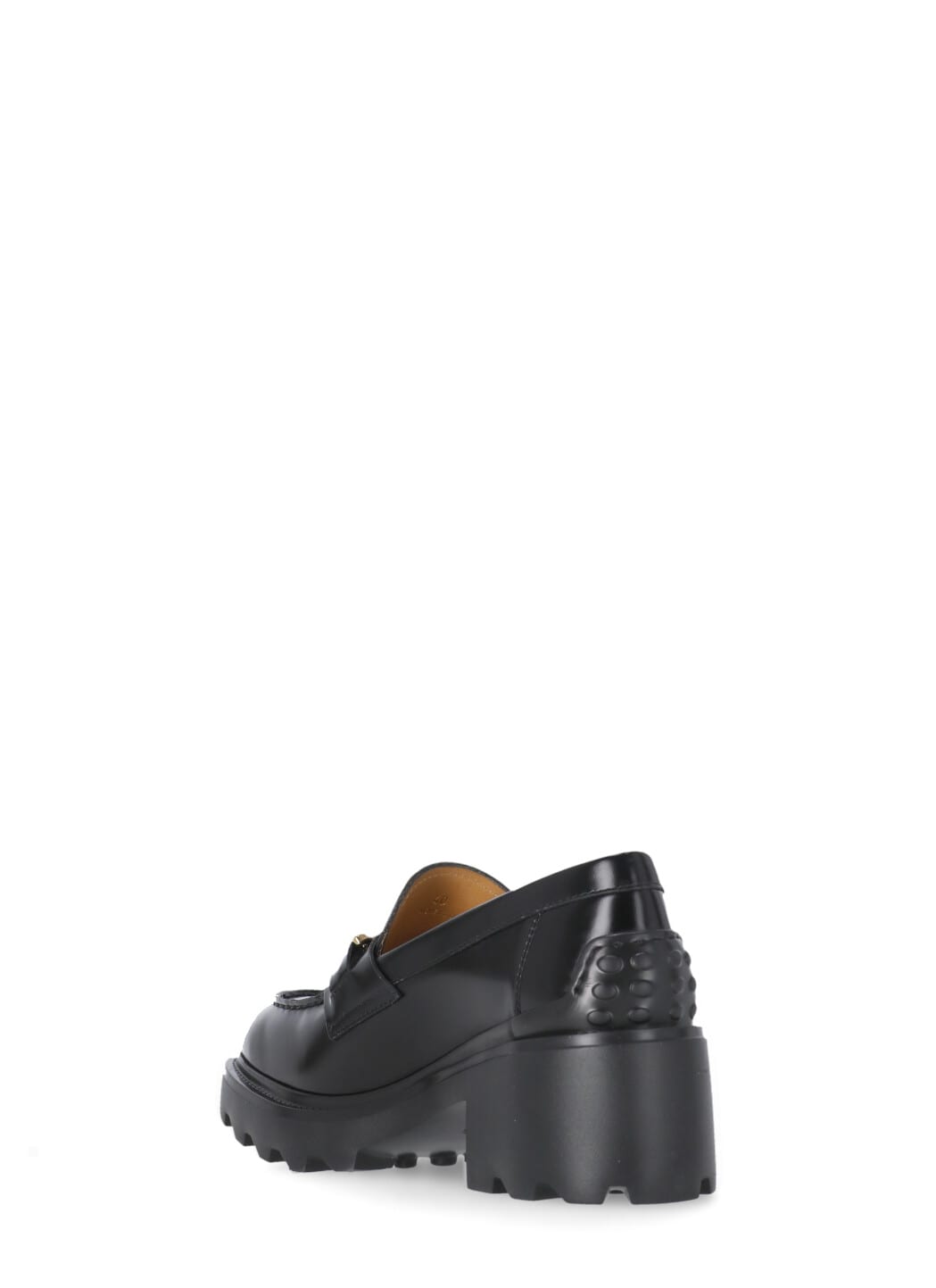 Shop Tod's Leather Loafers In Black