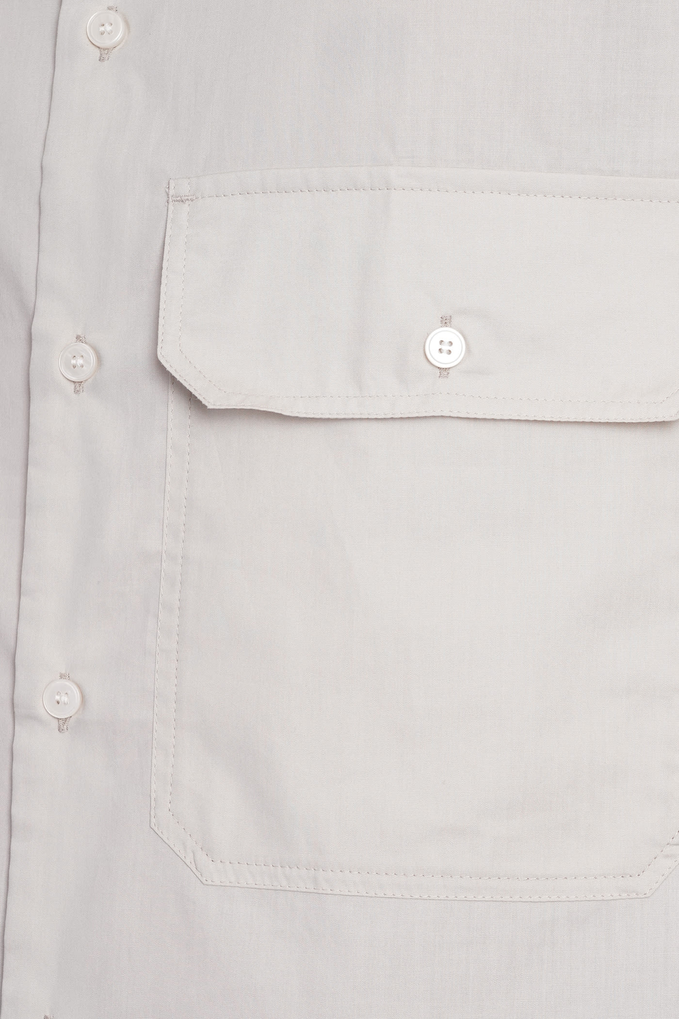 Shop Emporio Armani Shirt In Grey Cotton
