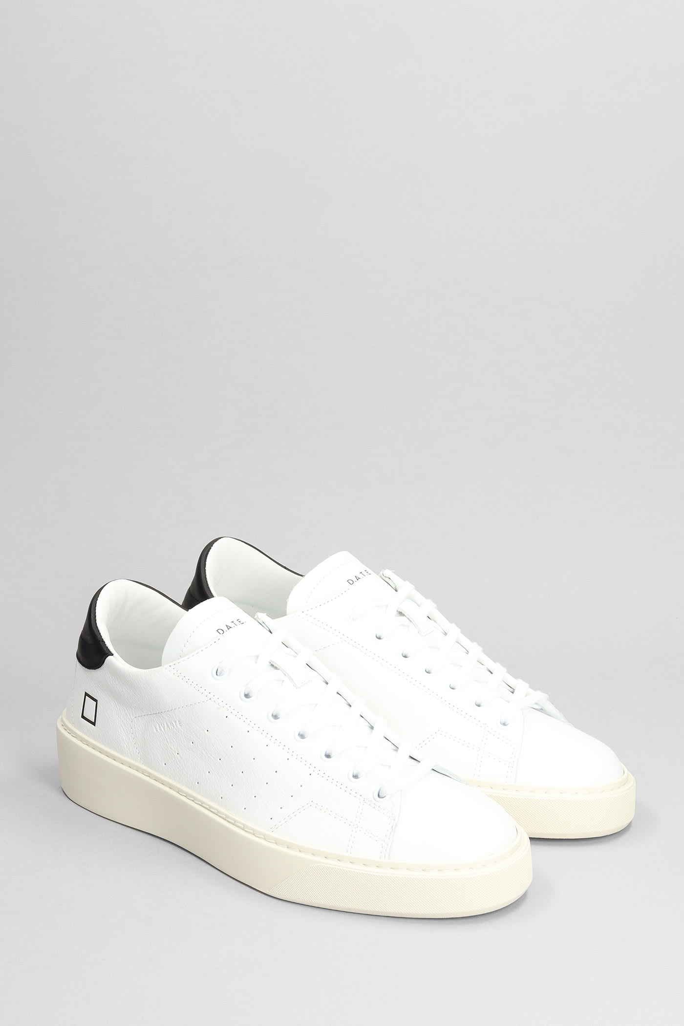 Shop Date Levante Sneakers In White Leather
