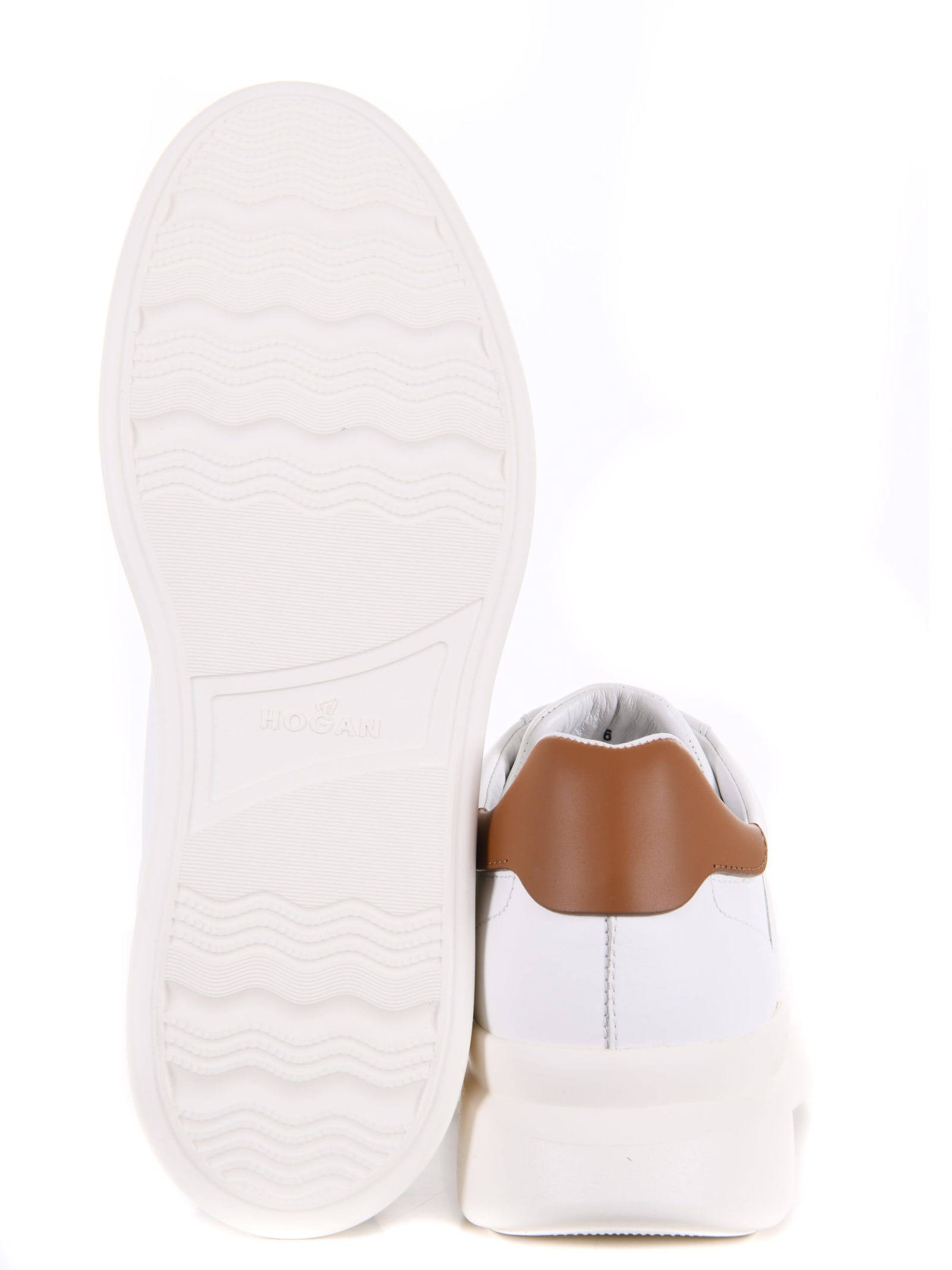 Shop Hogan Sneakers In White