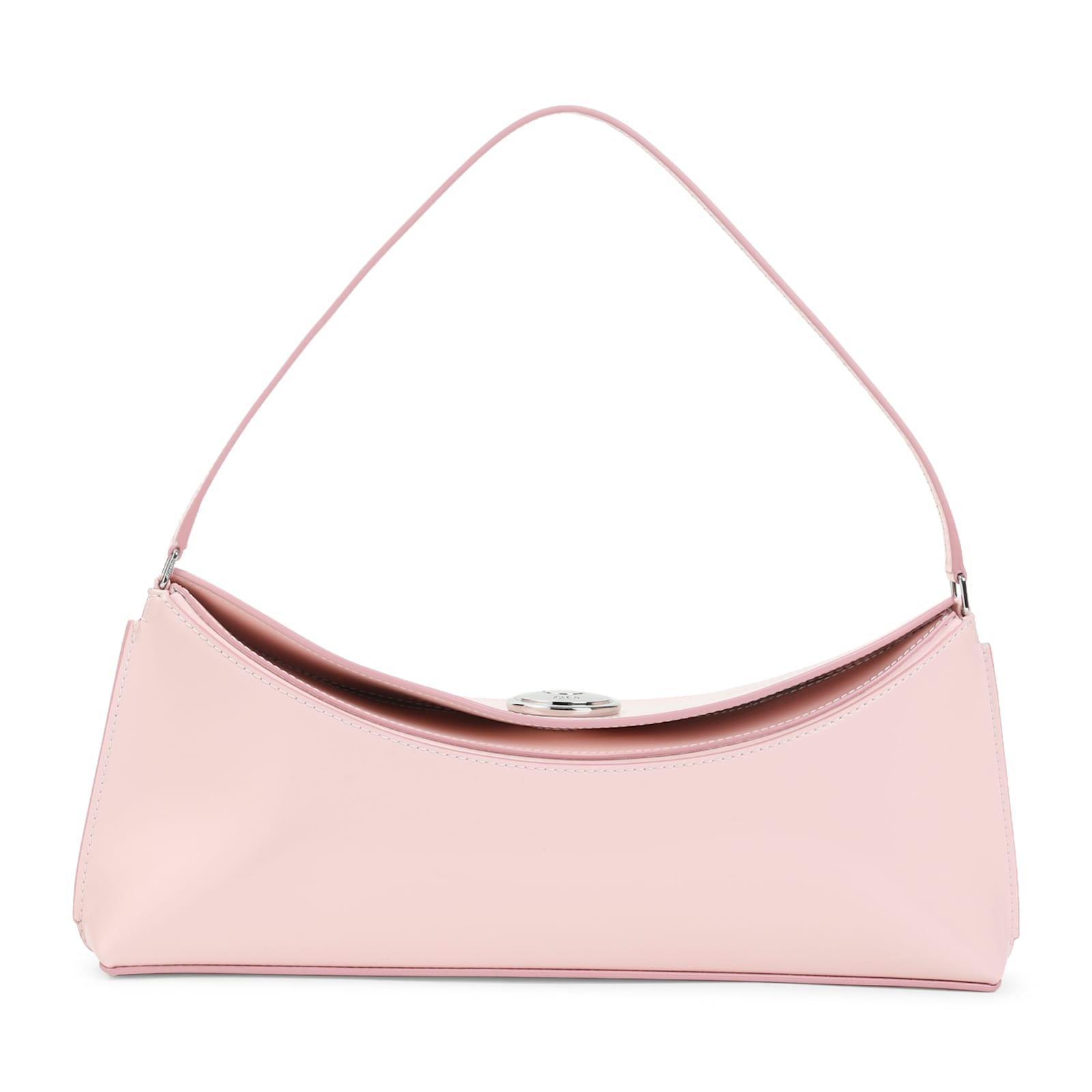 Jacquemus Smooth Pink Leather Le Calisso Handbag In Pink