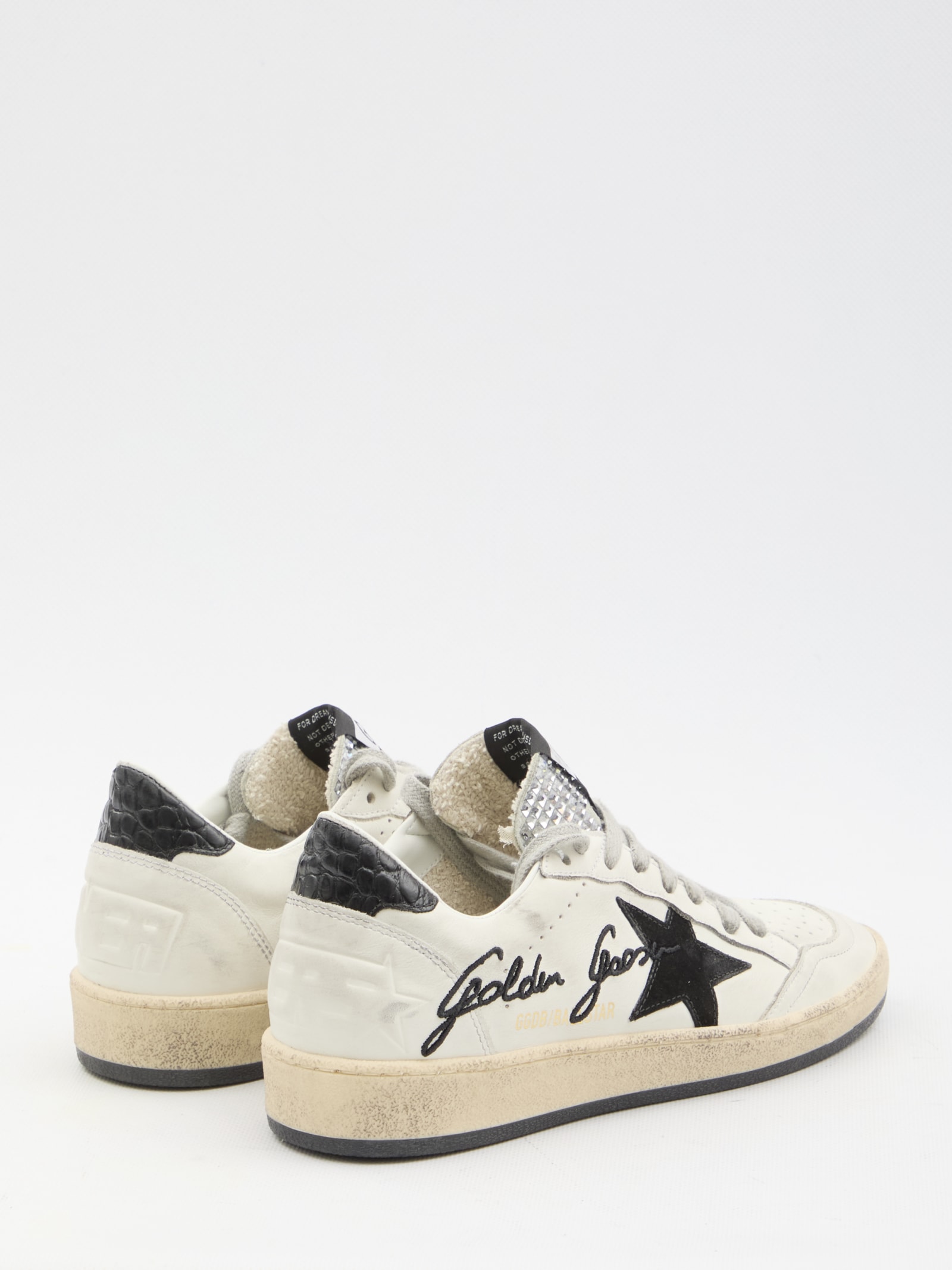 Shop Golden Goose Ball Star Sneakers In White