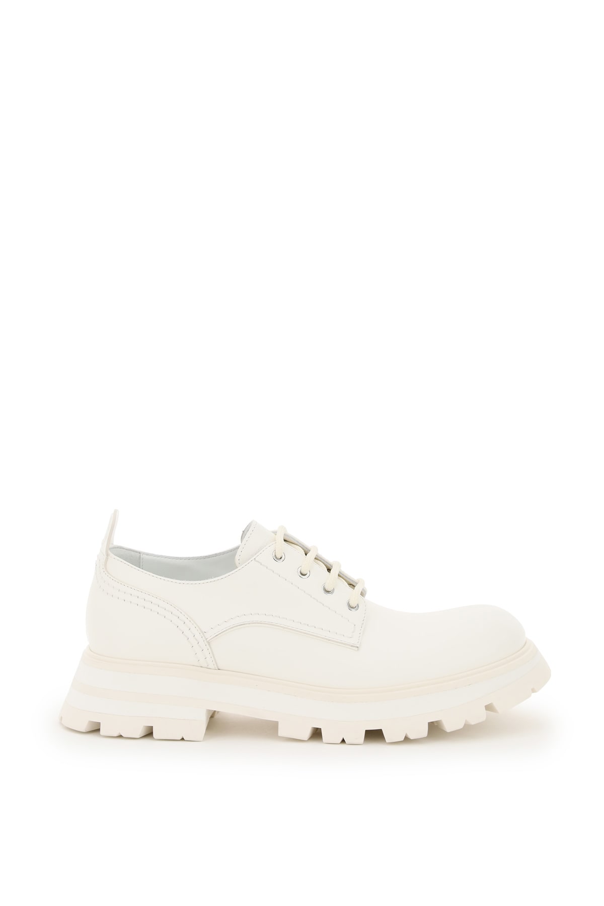 ALEXANDER MCQUEEN WANDER LEATHER LACE-UP SHOES,11892244