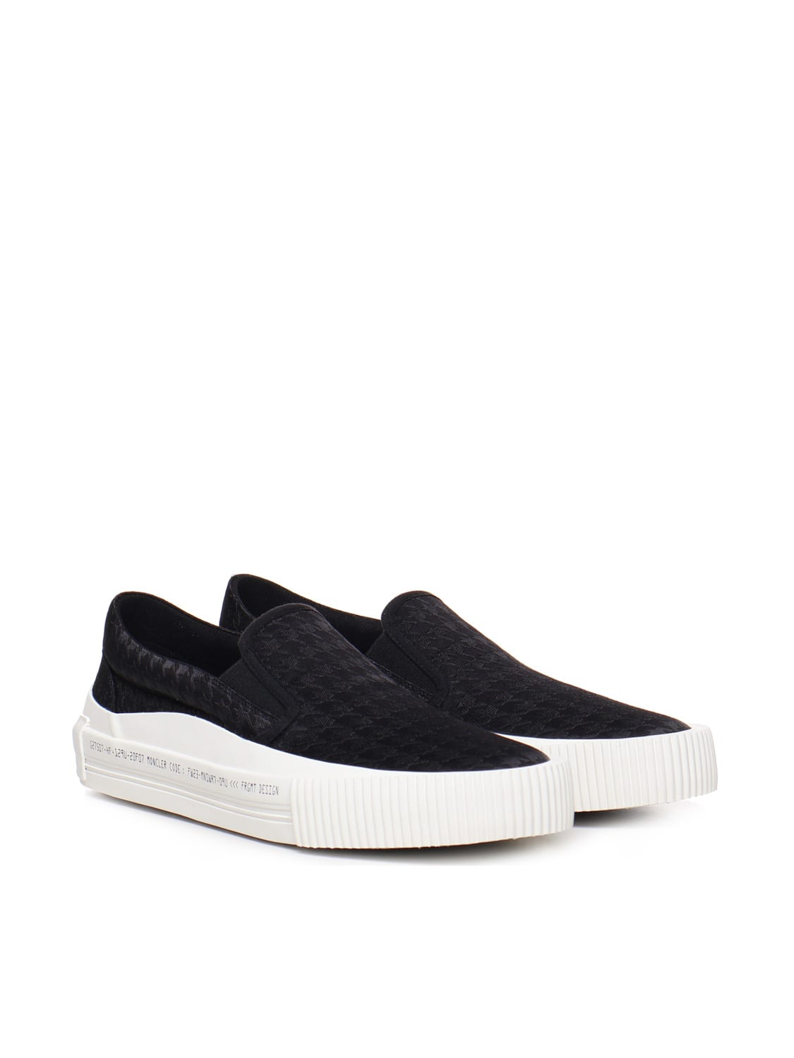 Shop Moncler Slip-on  Frgmt In Black