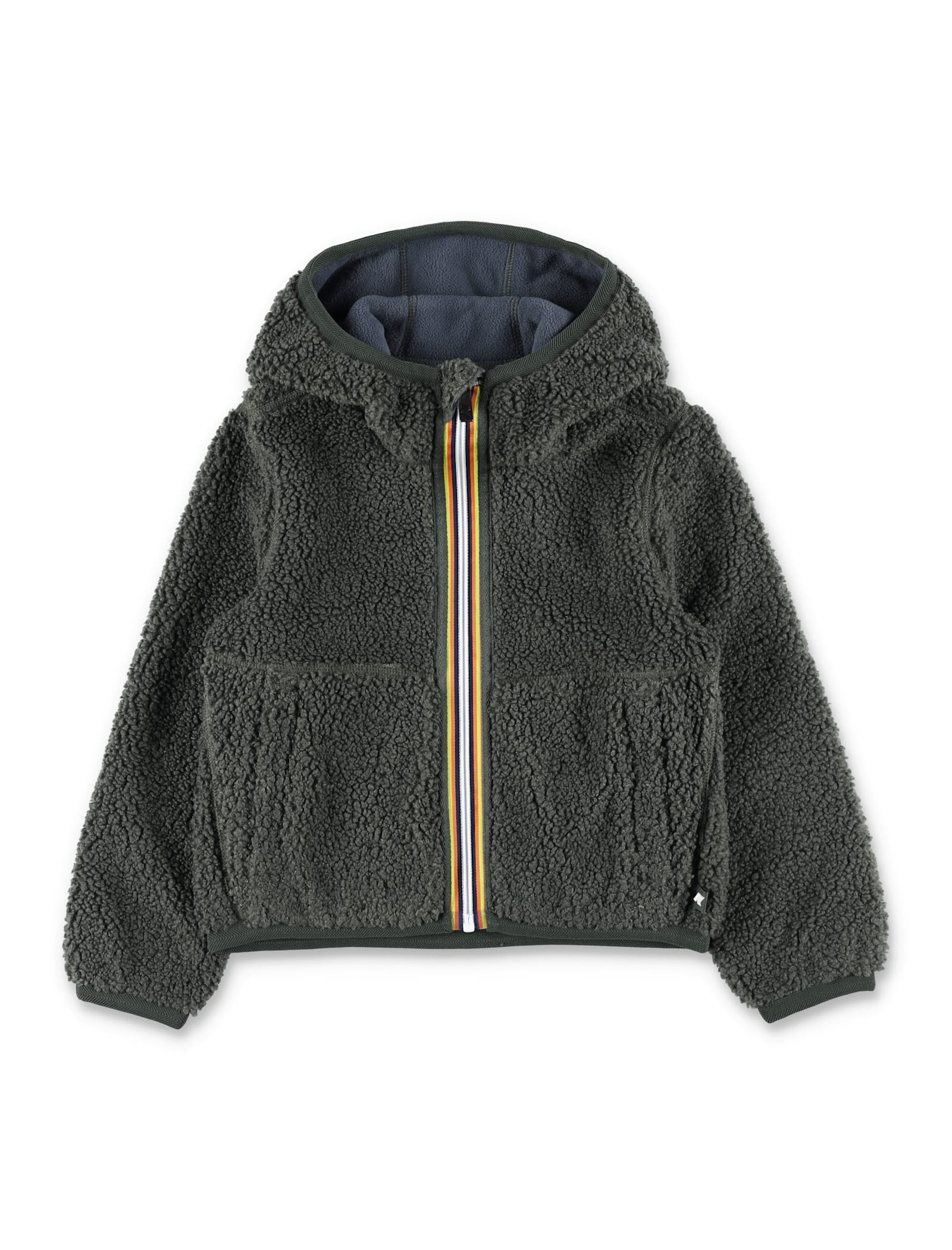 K-way Kid - Reversible Sherpa Fleece Jacket In Multi