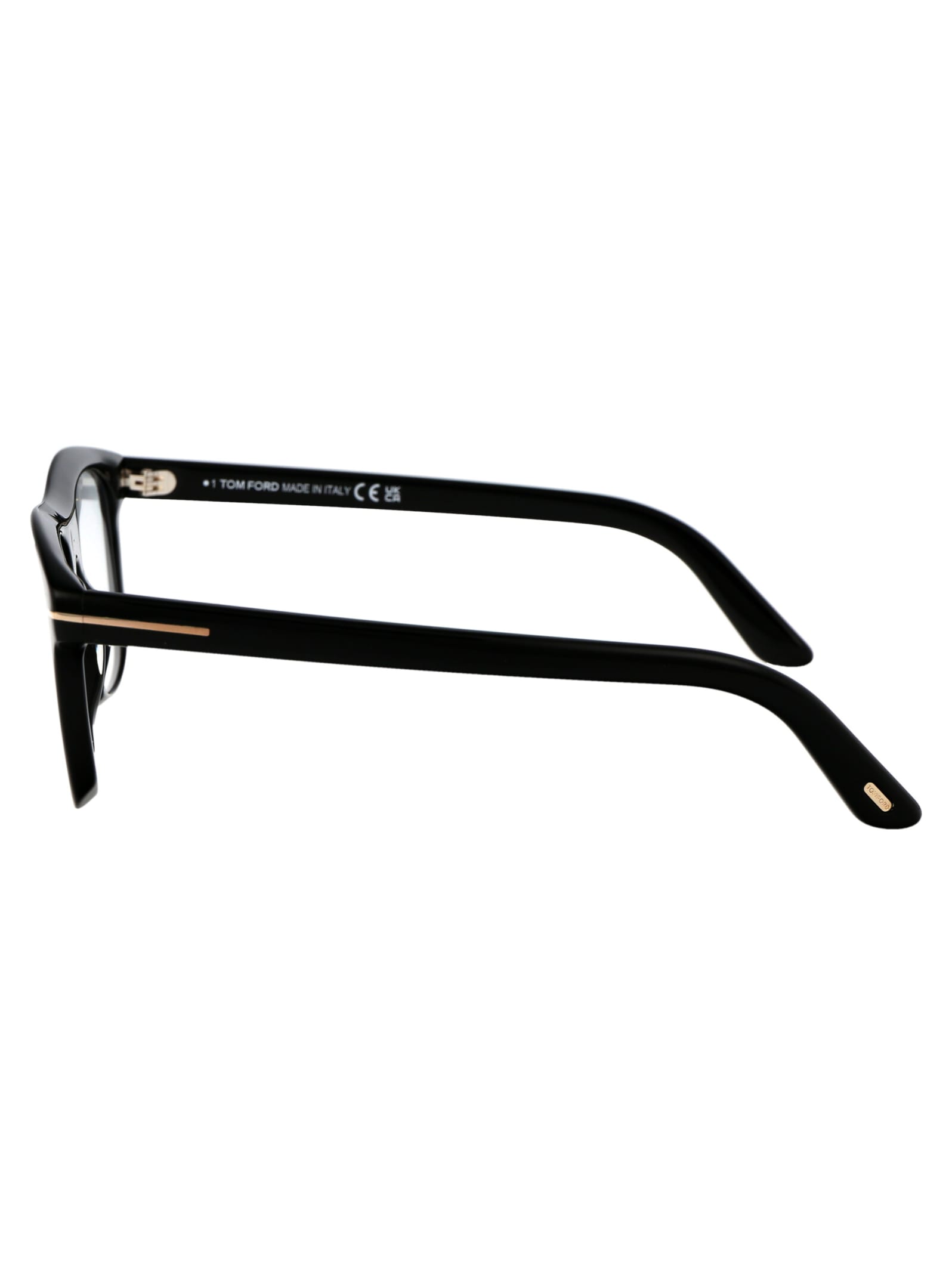 Shop Tom Ford Ft5939-b Glasses In 001 Nero Lucido