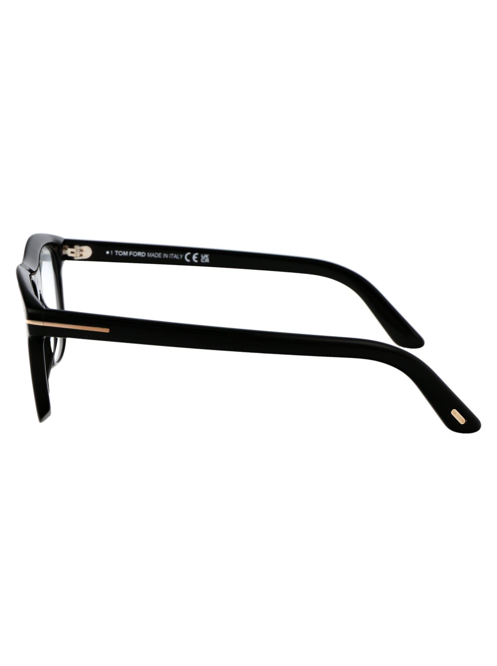 Tom Ford Ft5939-b Glasses In 001 Nero Lucido