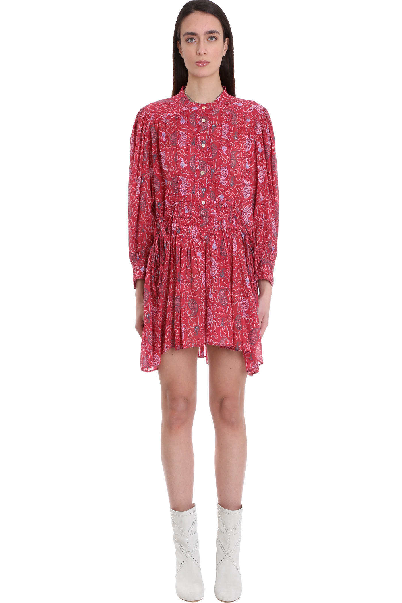 Isabel Marant ?toile Dress In Red Cotton