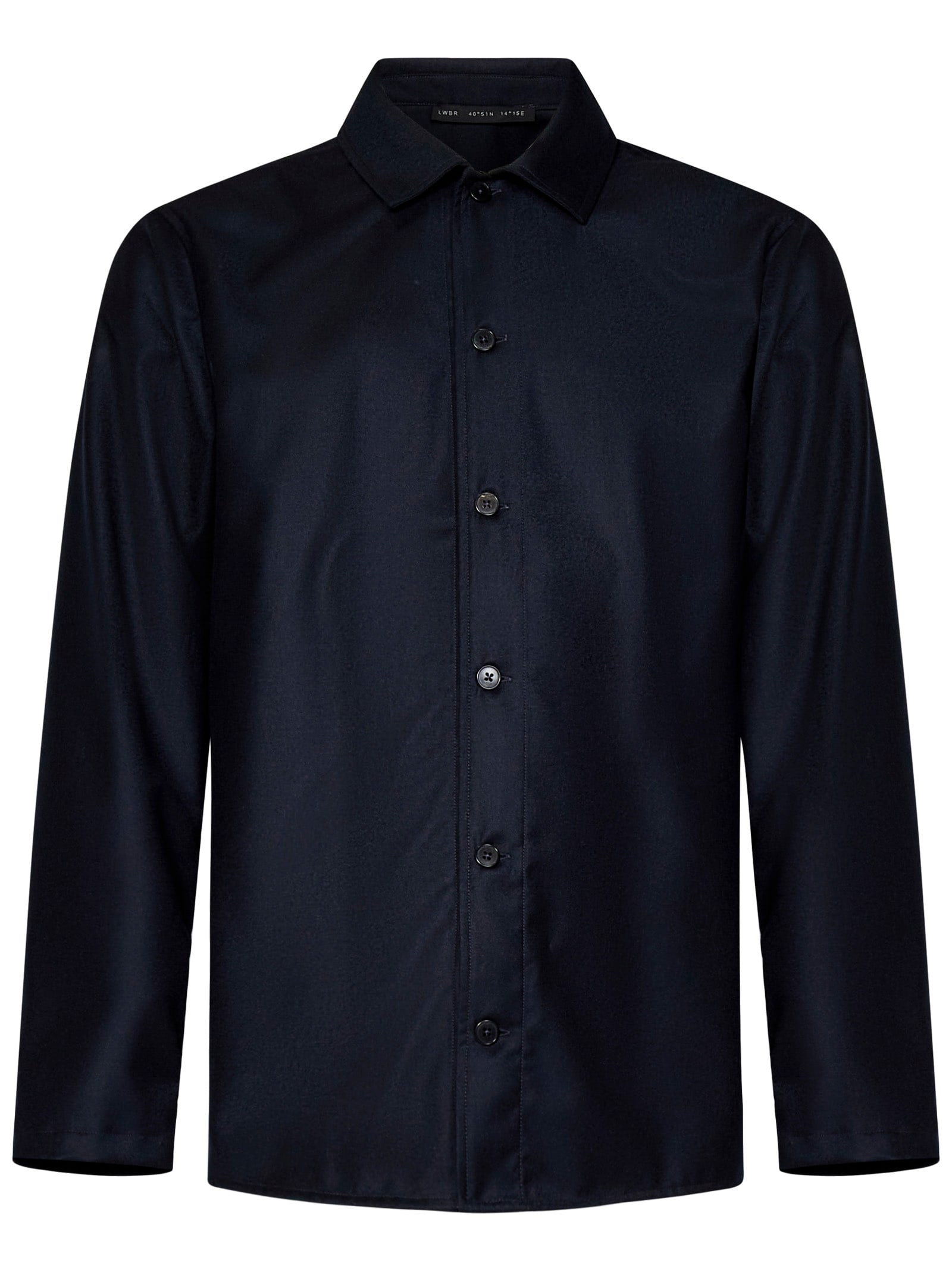 Shop Low Brand Shirt In Blue