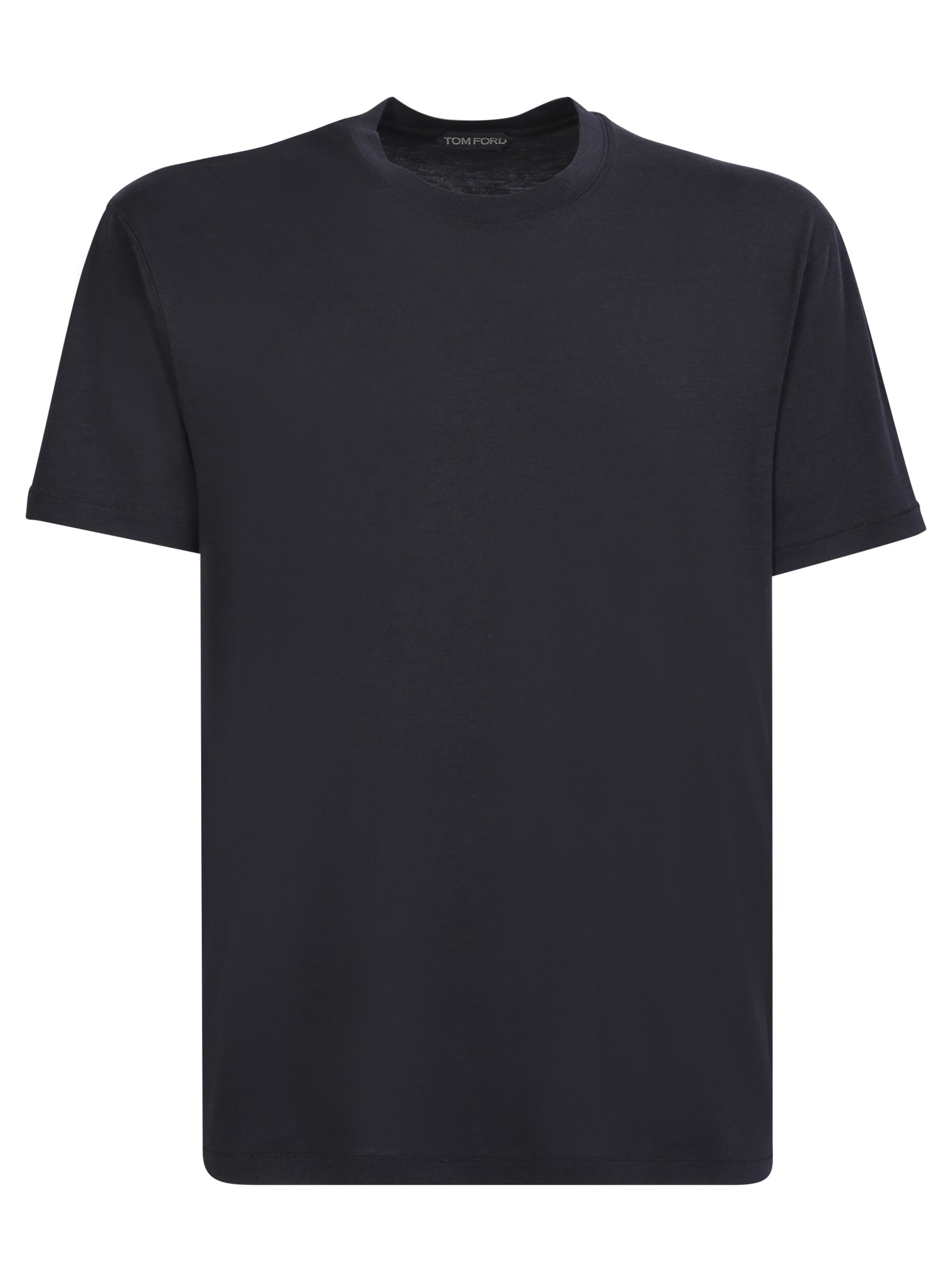 Shop Tom Ford Black Lyocell T-shirt
