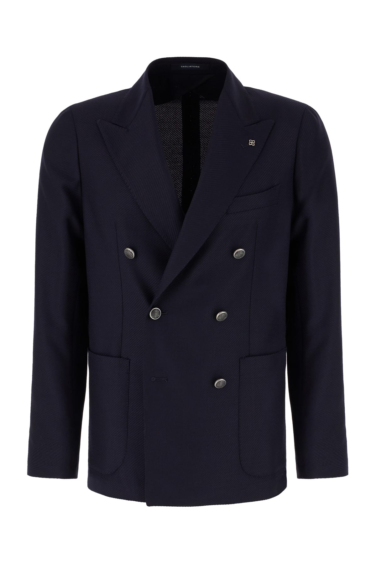 Tagliatore Midnight Blue Wool Blend Blazer