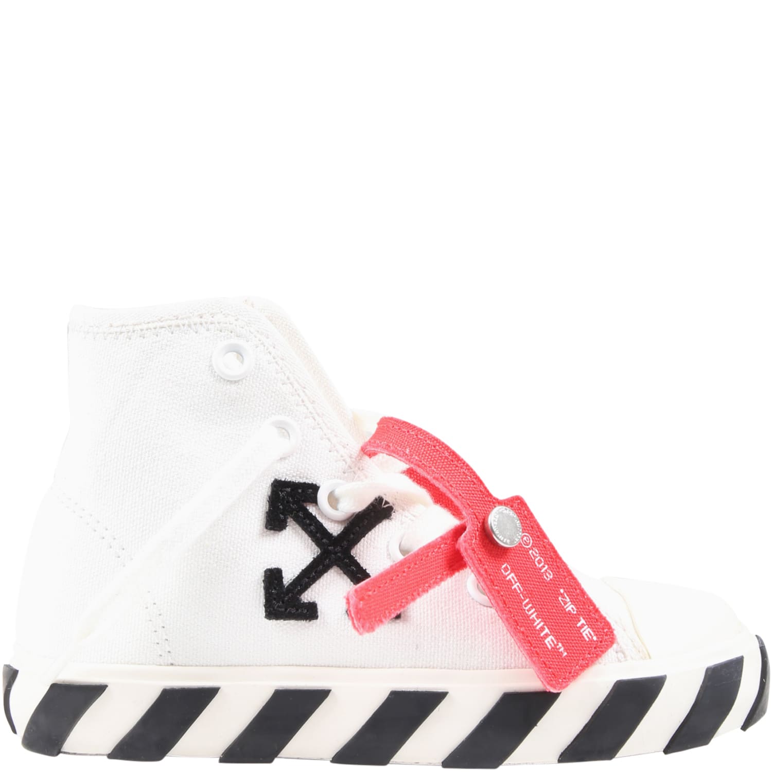 Off-White White Sneakers For Kids
