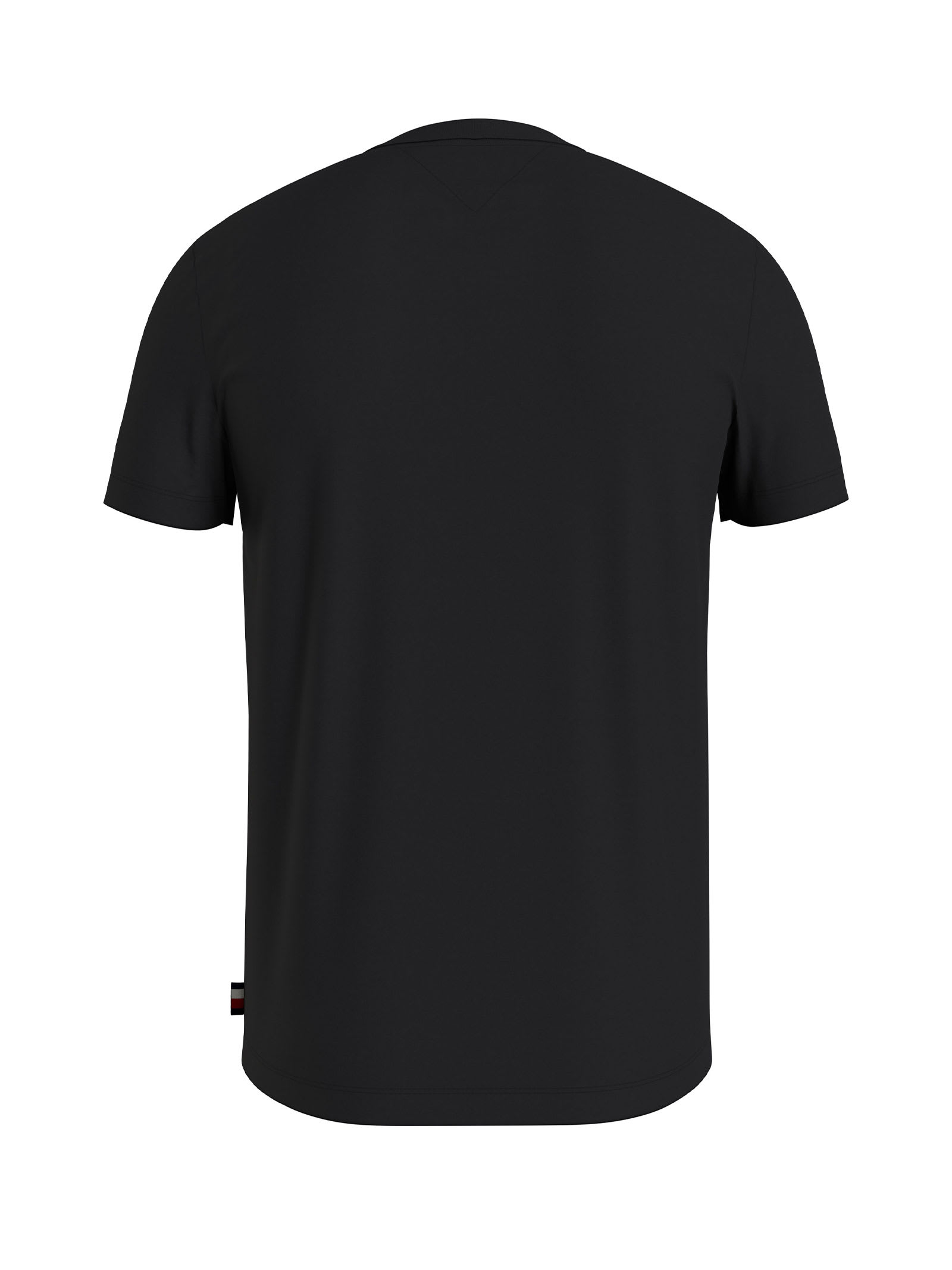 Shop Tommy Hilfiger Black T-shirt With Mini Logo