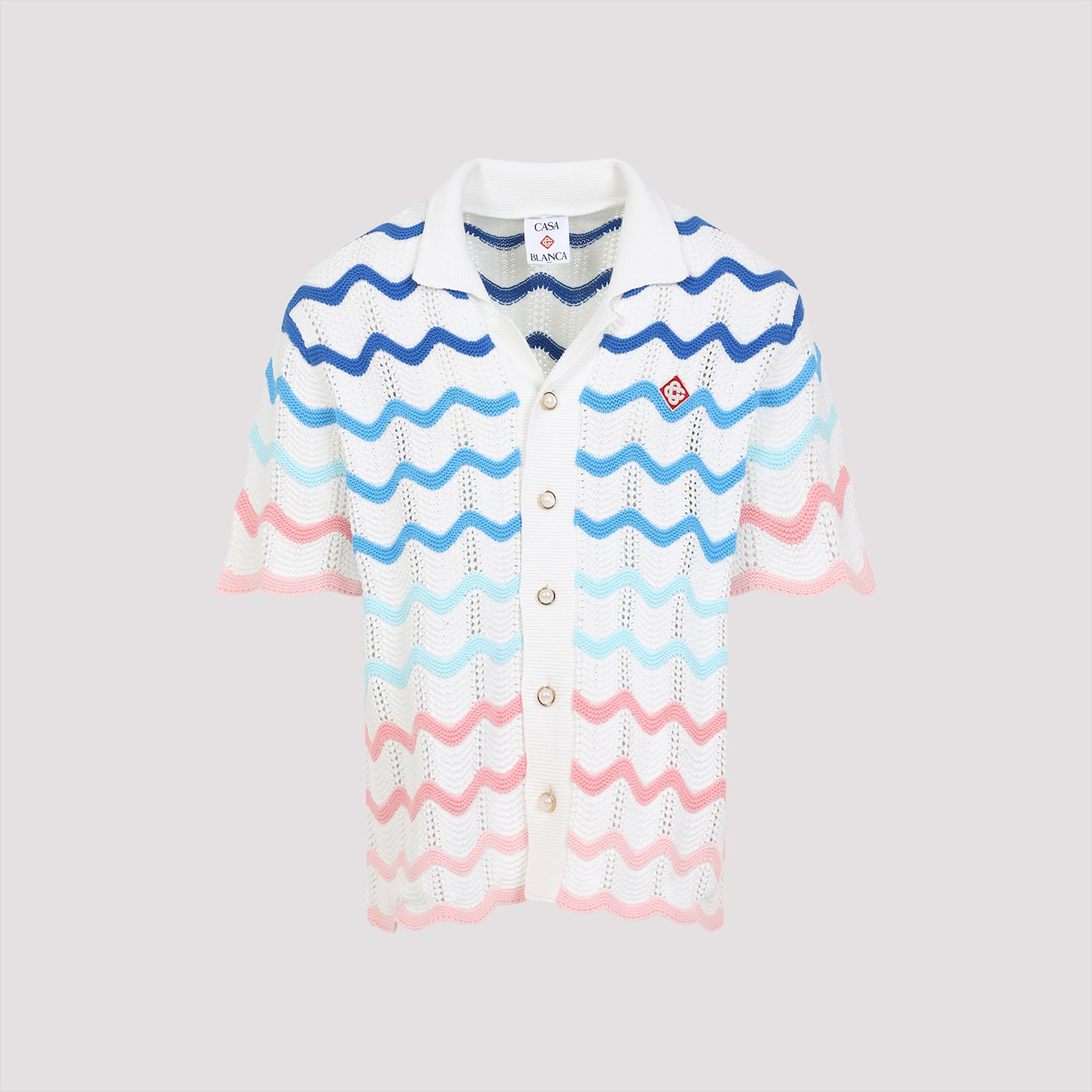 Casablanca Wave Shirt In Multi