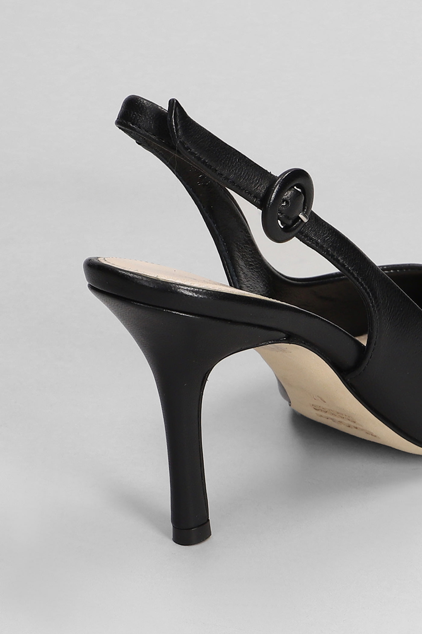 Shop The Seller Pumps In Black Leather