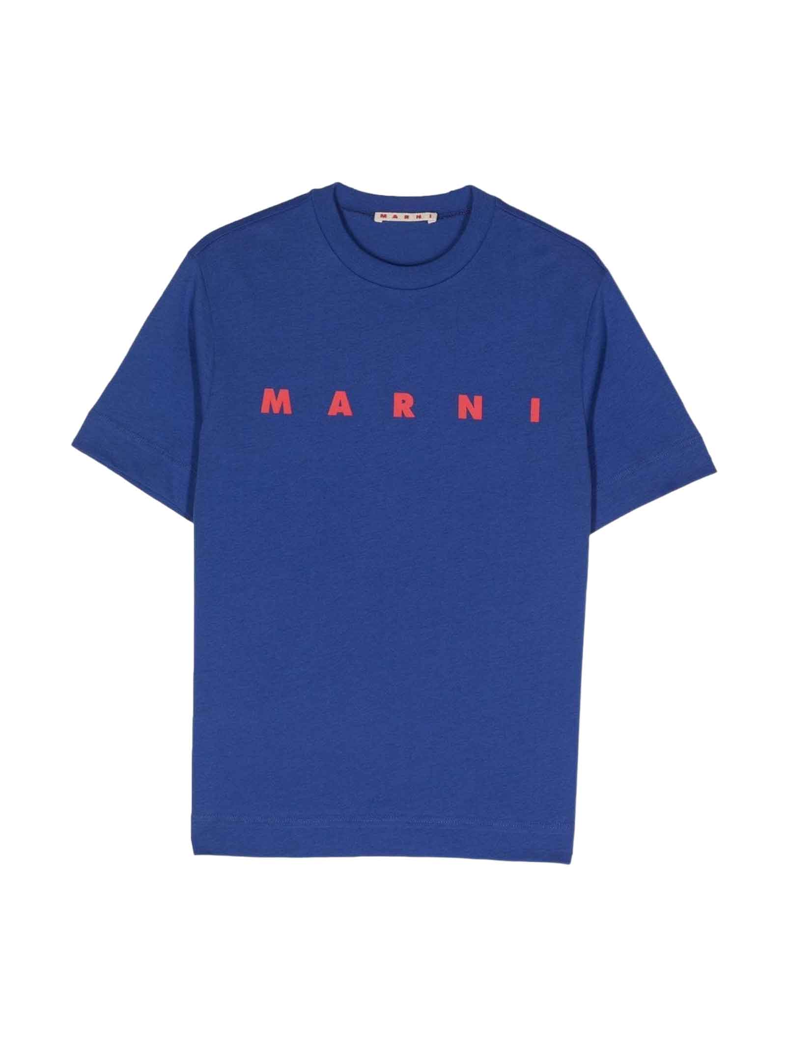 MARNI BLUE T-SHIRT UNISEX