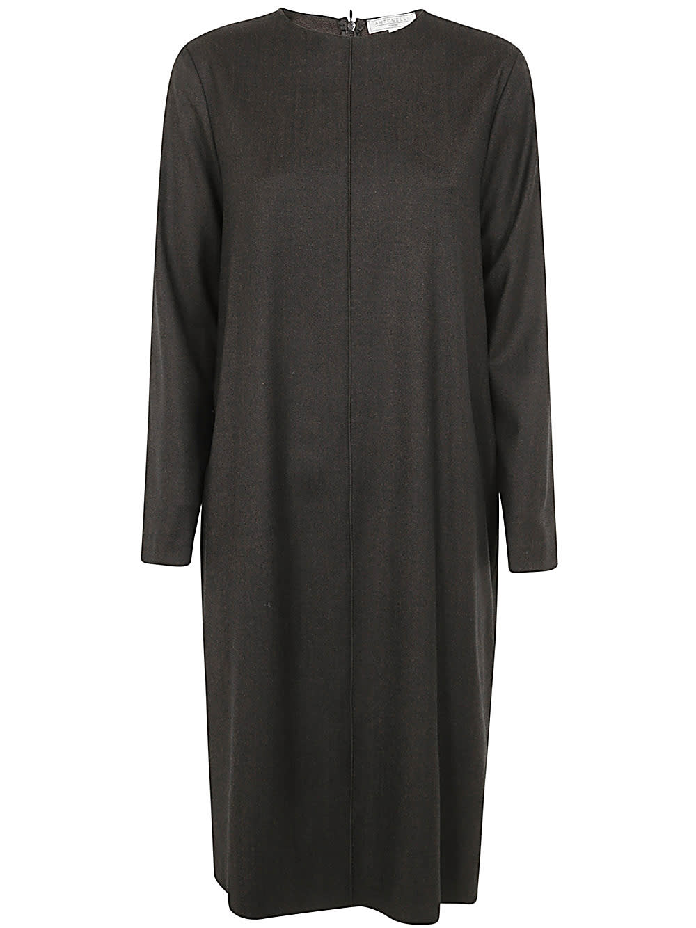 Noale Round Neck Tunic Long Sleeves Dress