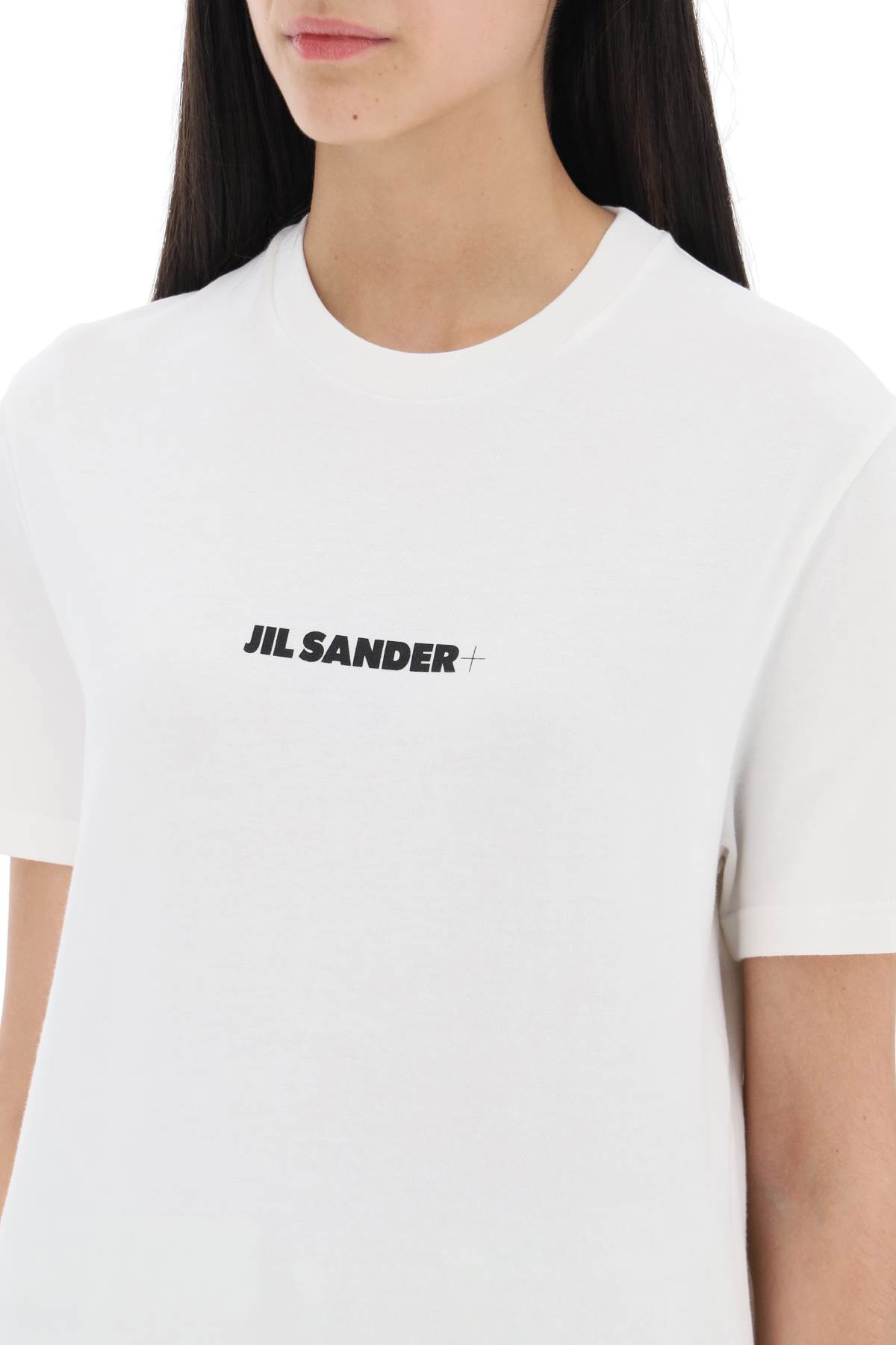 Jil Sander T-shirt With Logo Print In White
