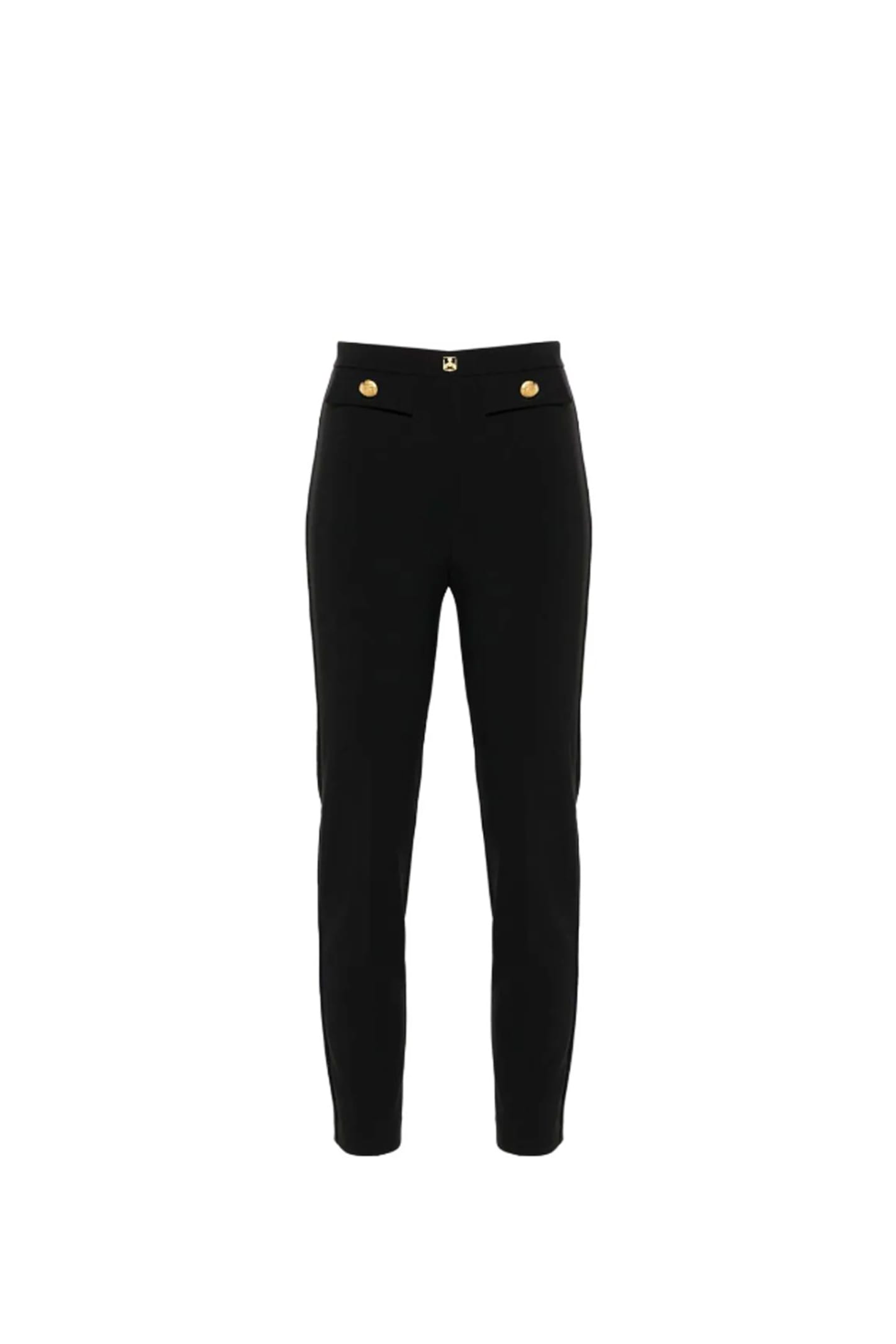 Shop Elisabetta Franchi Pants In Black