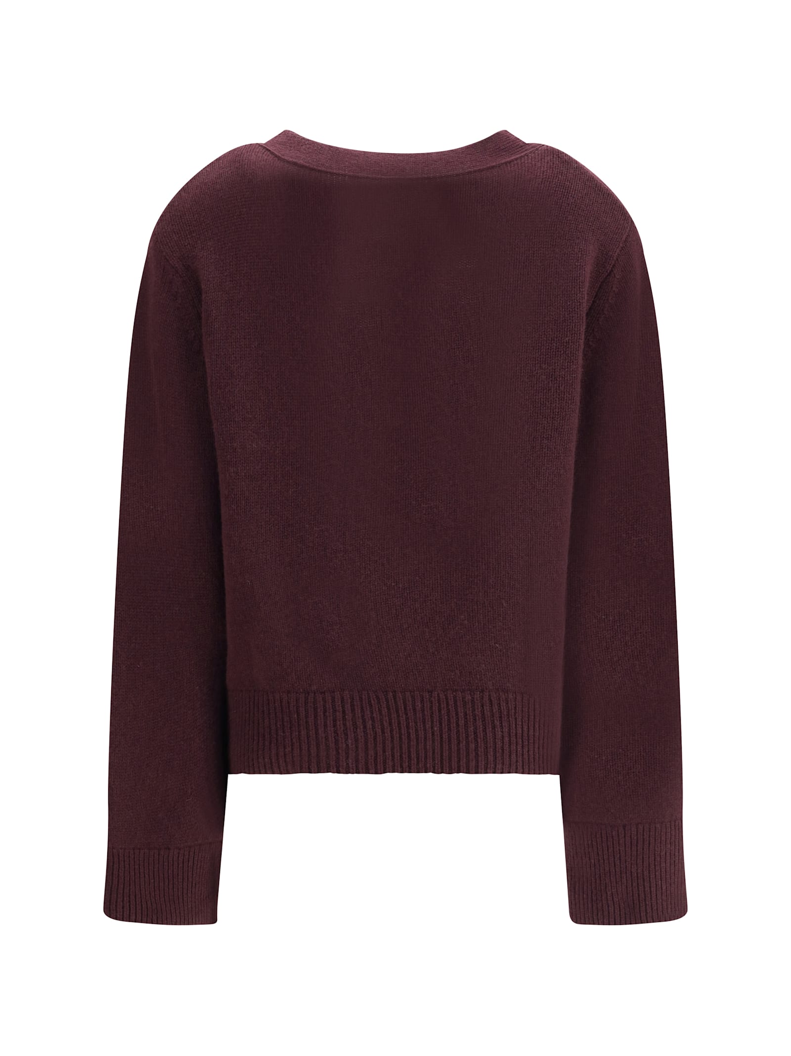 Lisa Yang Danni Cardigan In Burgundy