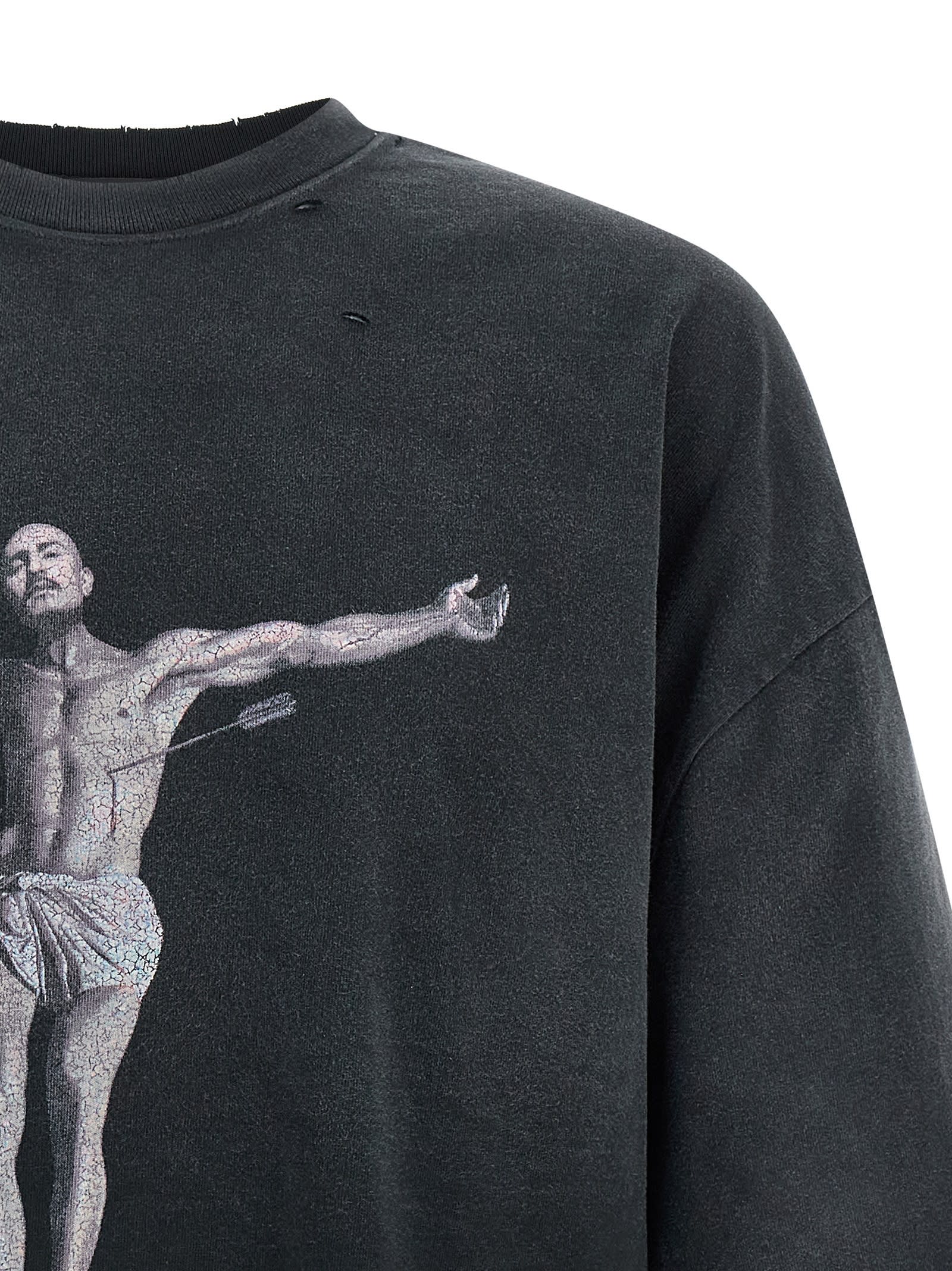 Willy Chavarria Tarantula Buffalo T-shirt In Gray
