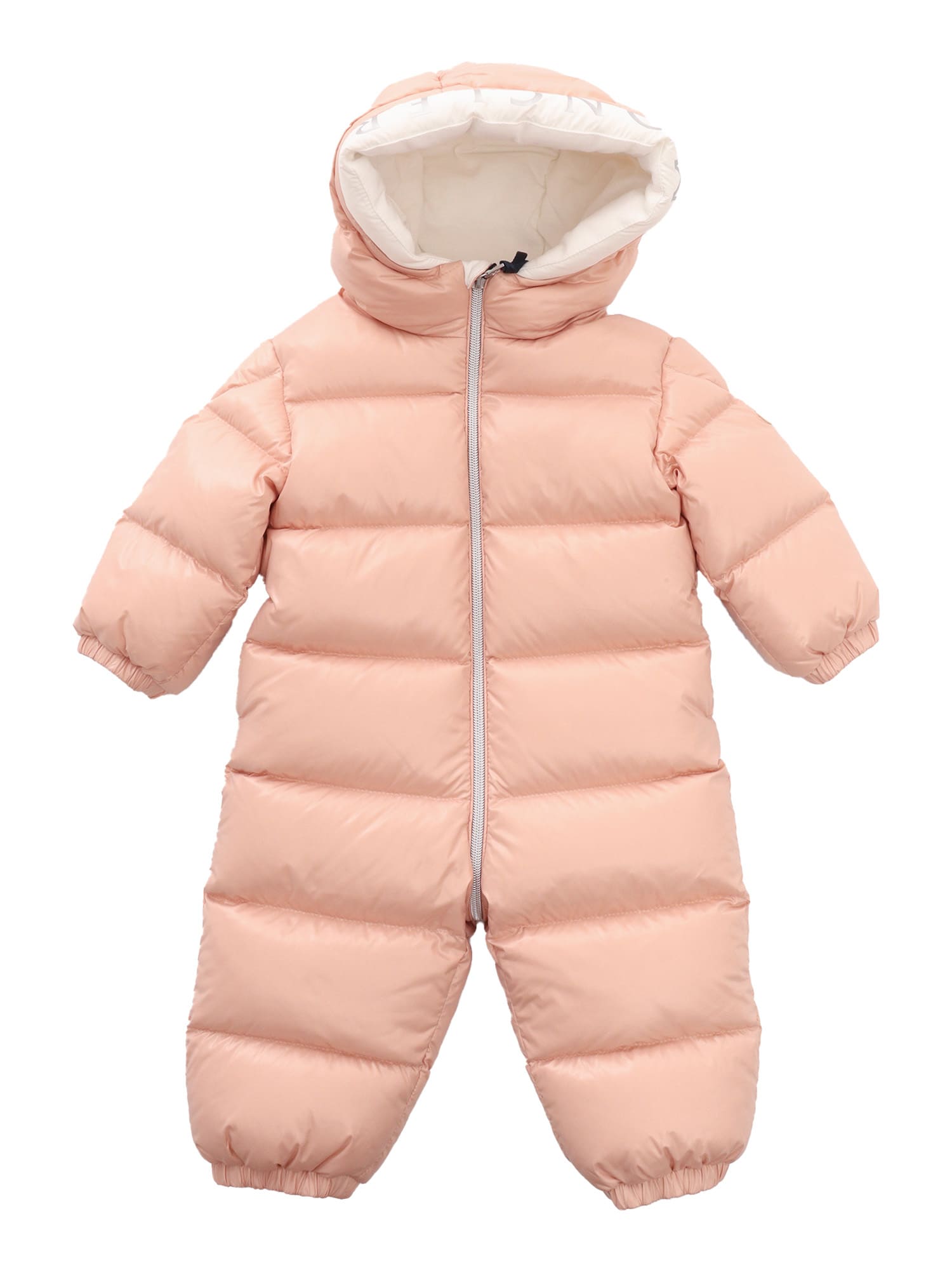 Moncler Babies' Samian Padded Snow Suit In Pink