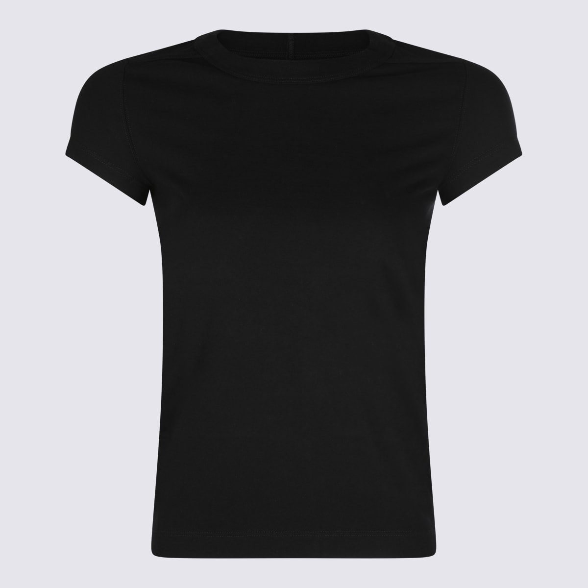Rick Owens Black Cotton T-shirt