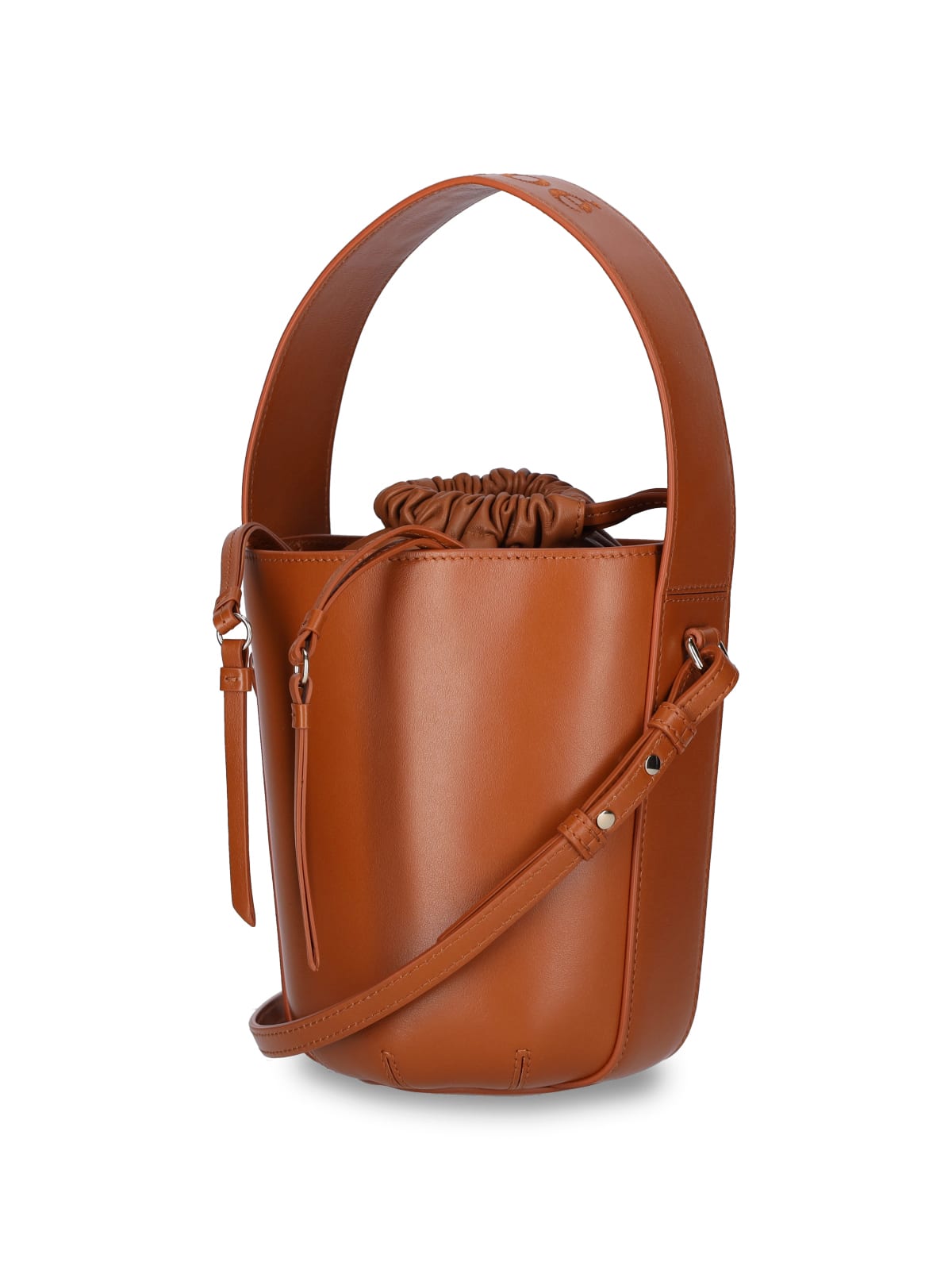 Chloé Sense Bucket Bag In Brown